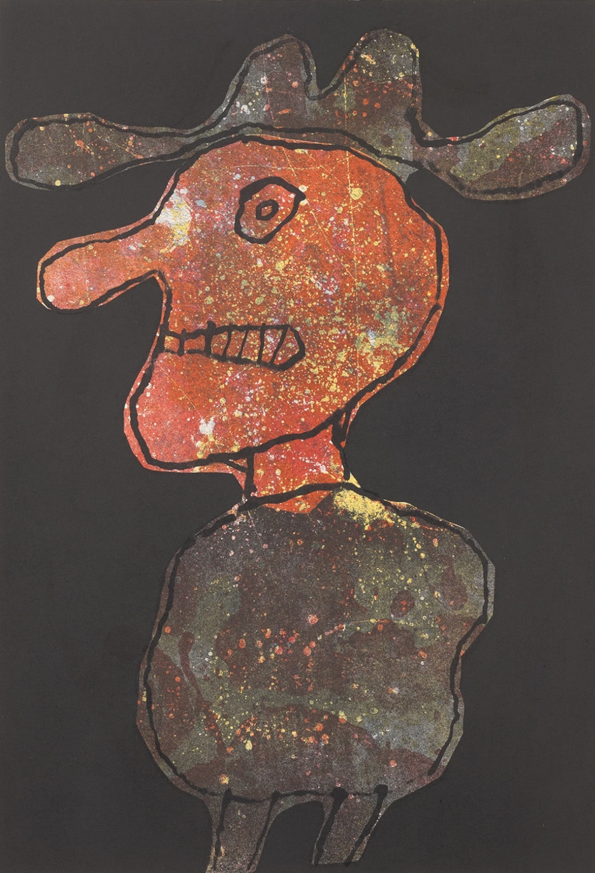 Personnage au chapeau (Person in a Hat) by Jean Dubuffet