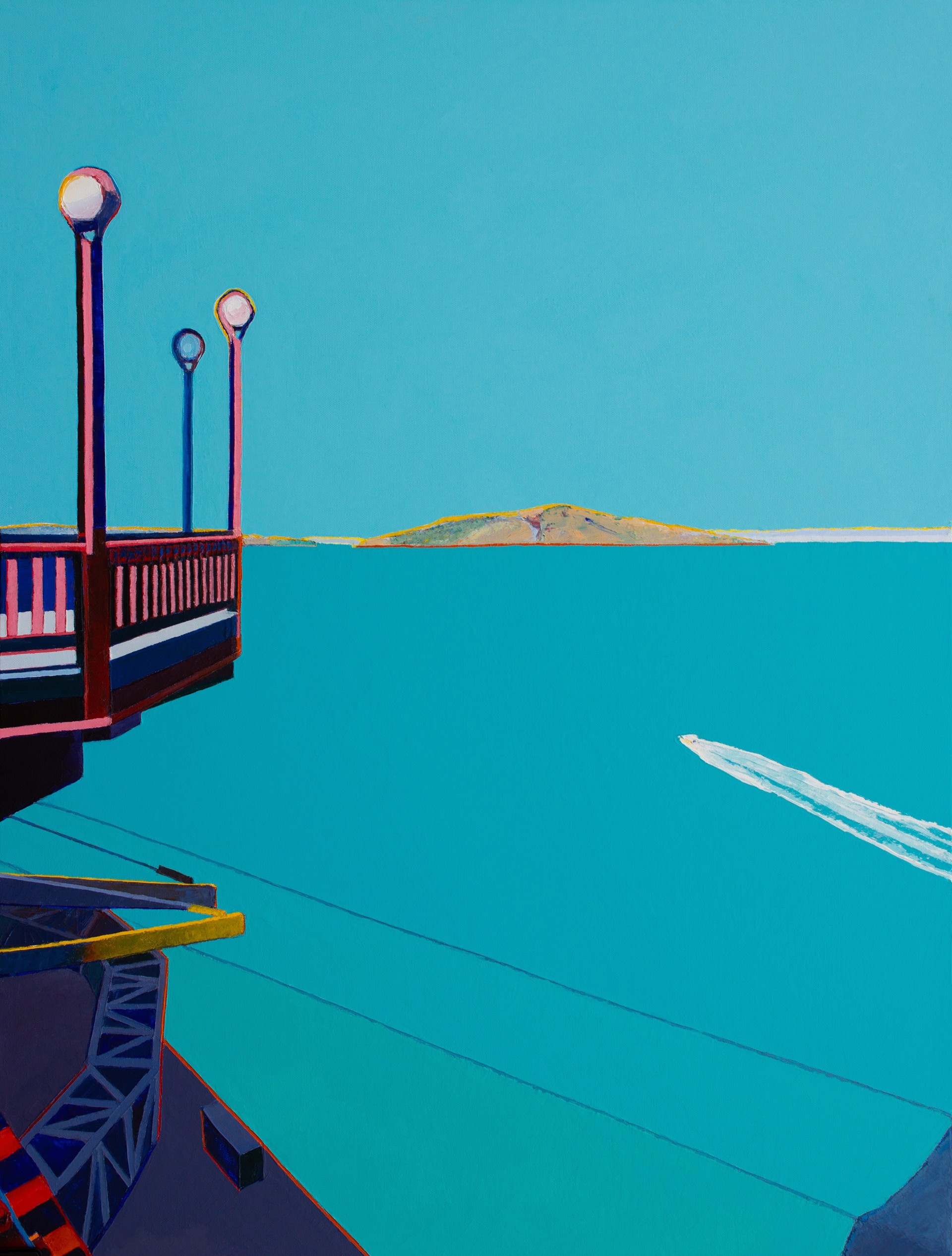 View to Angel Island, Golden Gate Bridge by Timothy Mulligan