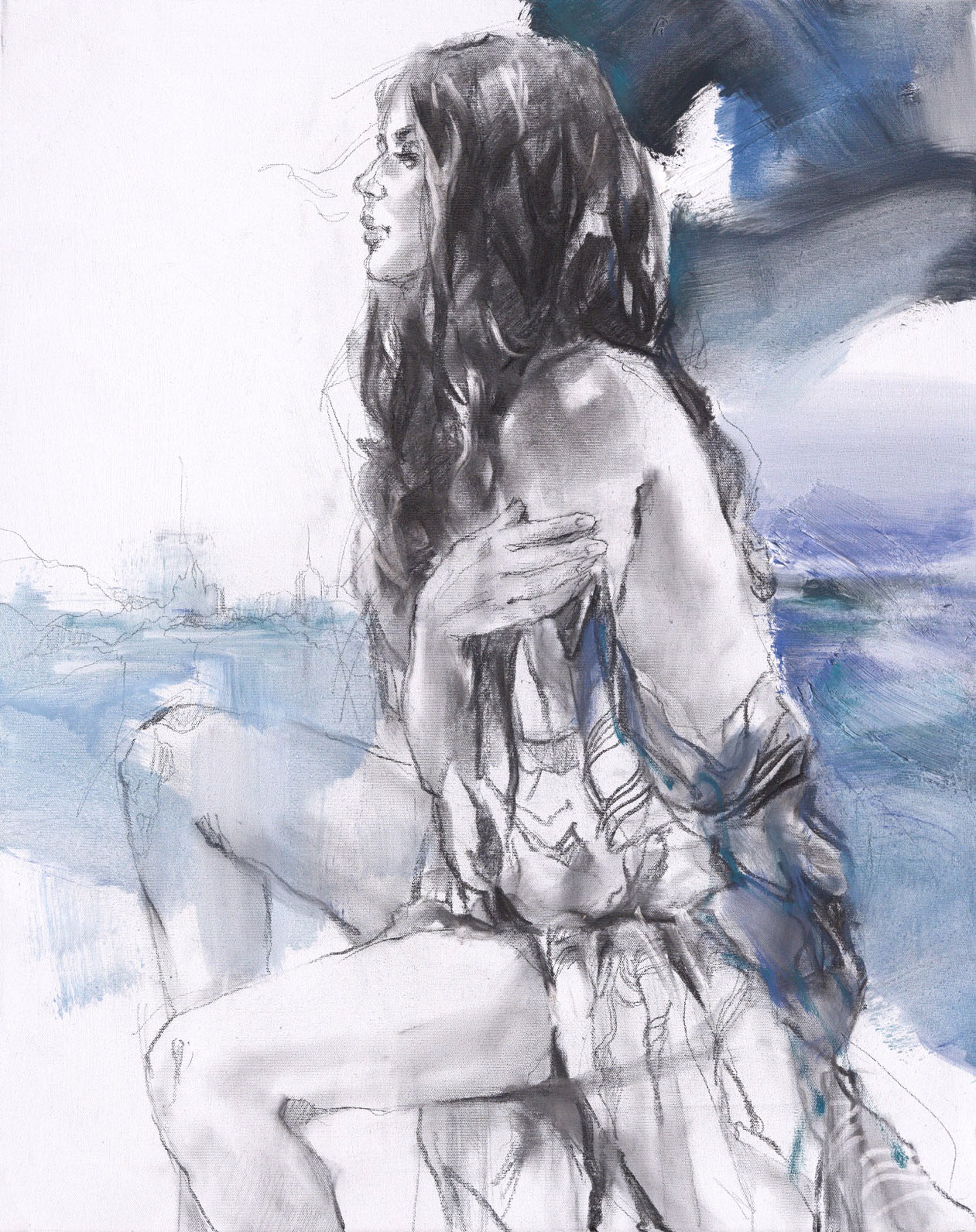 By the sea II by Anna Razumovskaya