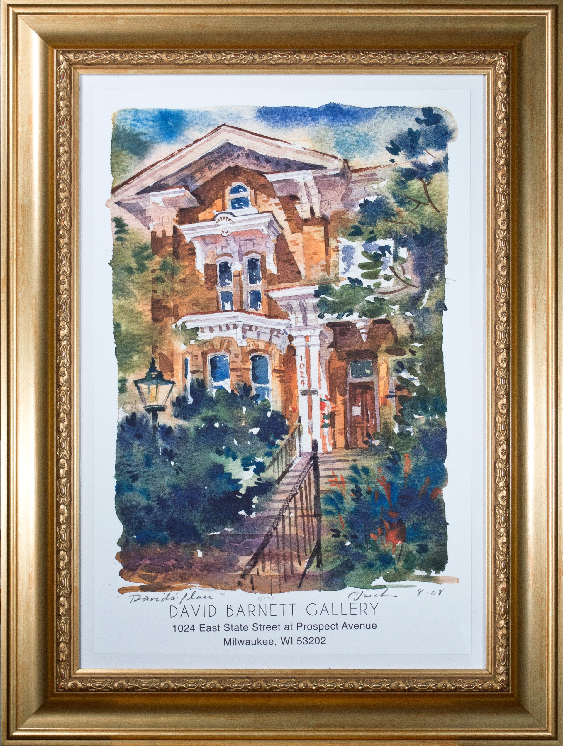 David's Place - Gallery Poster by Craig Lueck