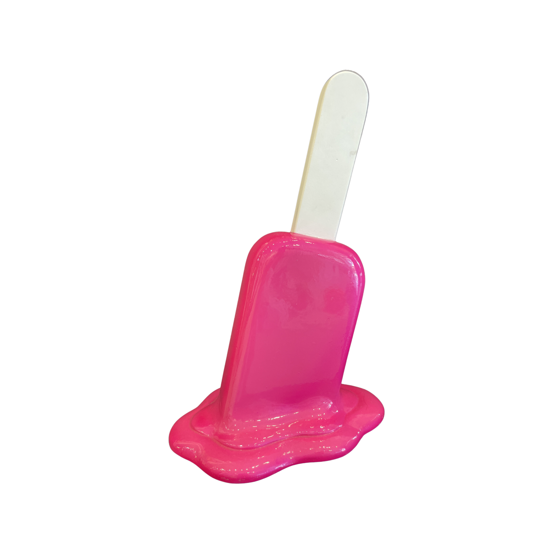 Hot Pink Small Popsicle by Popsicles  by Elena Bulatova