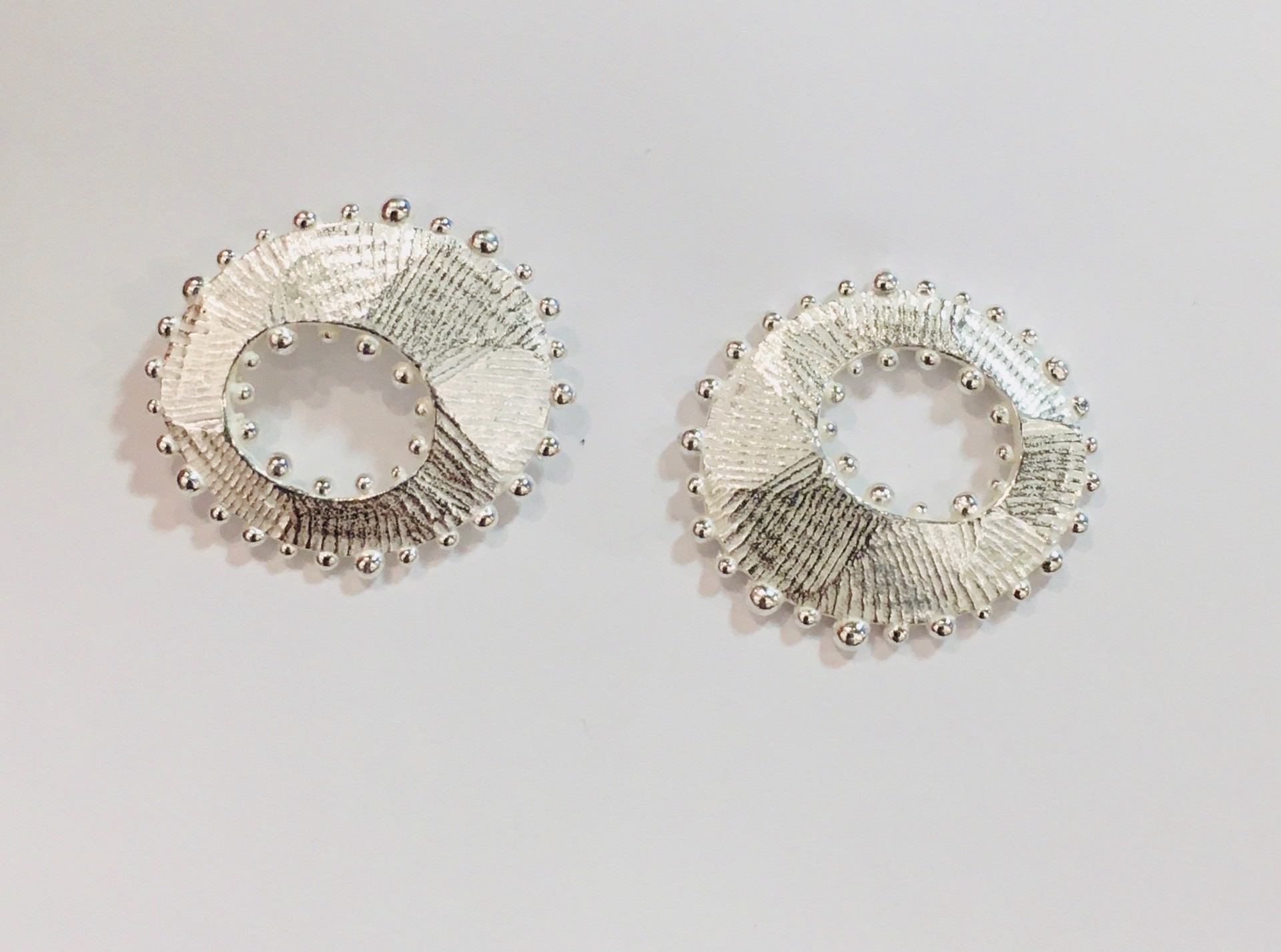 Silver Earrings by DAHLIA KANNER