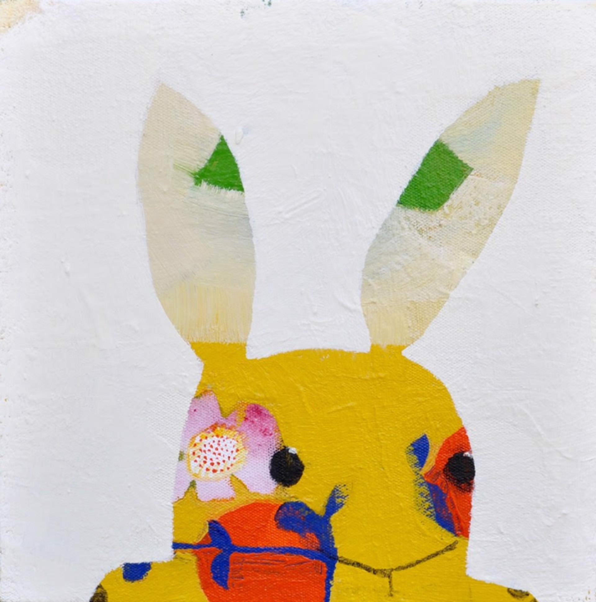 Bright Yellow Bunny by Wendeline Matson