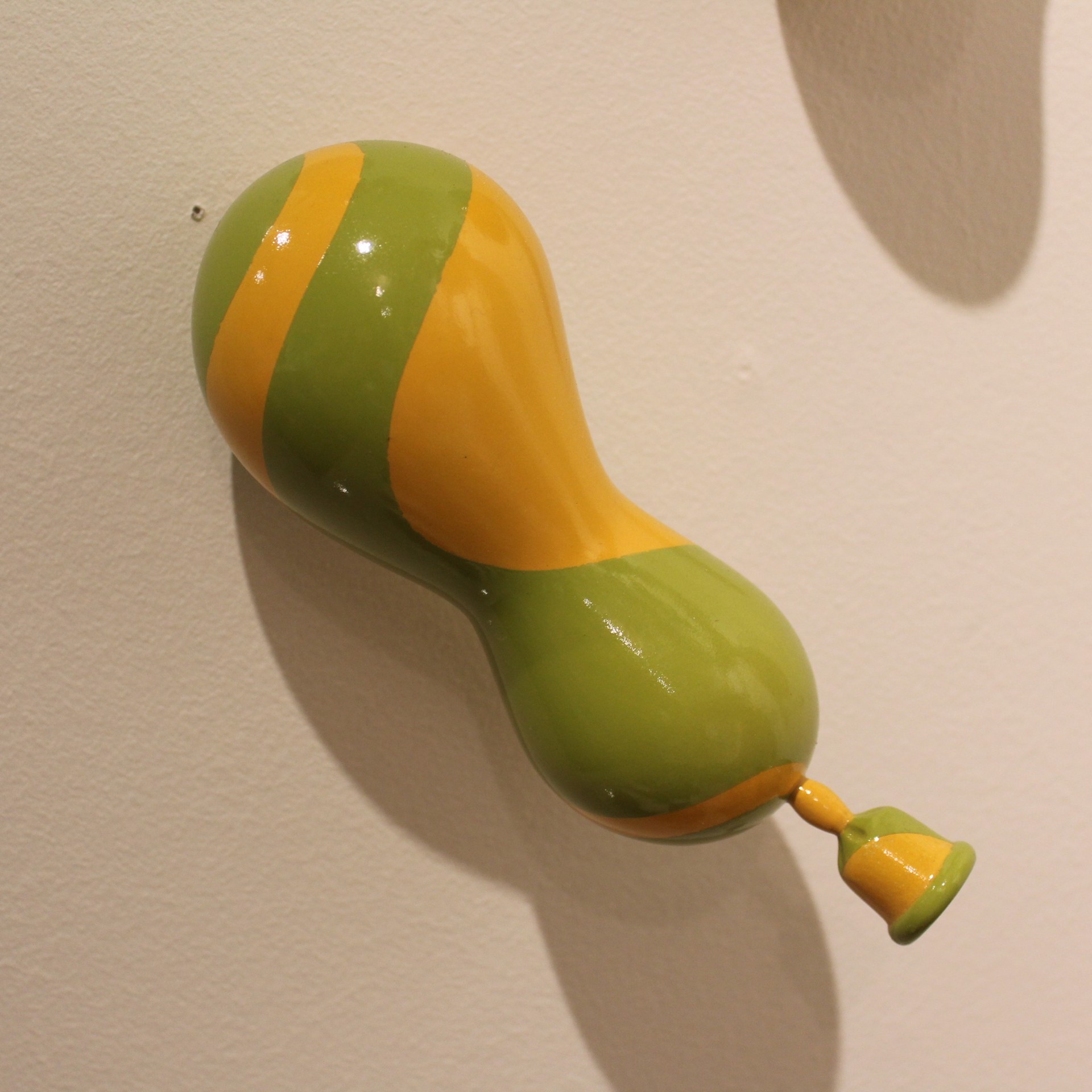 Small Balloon (green and yellow swirl) by Sean O'Meallie