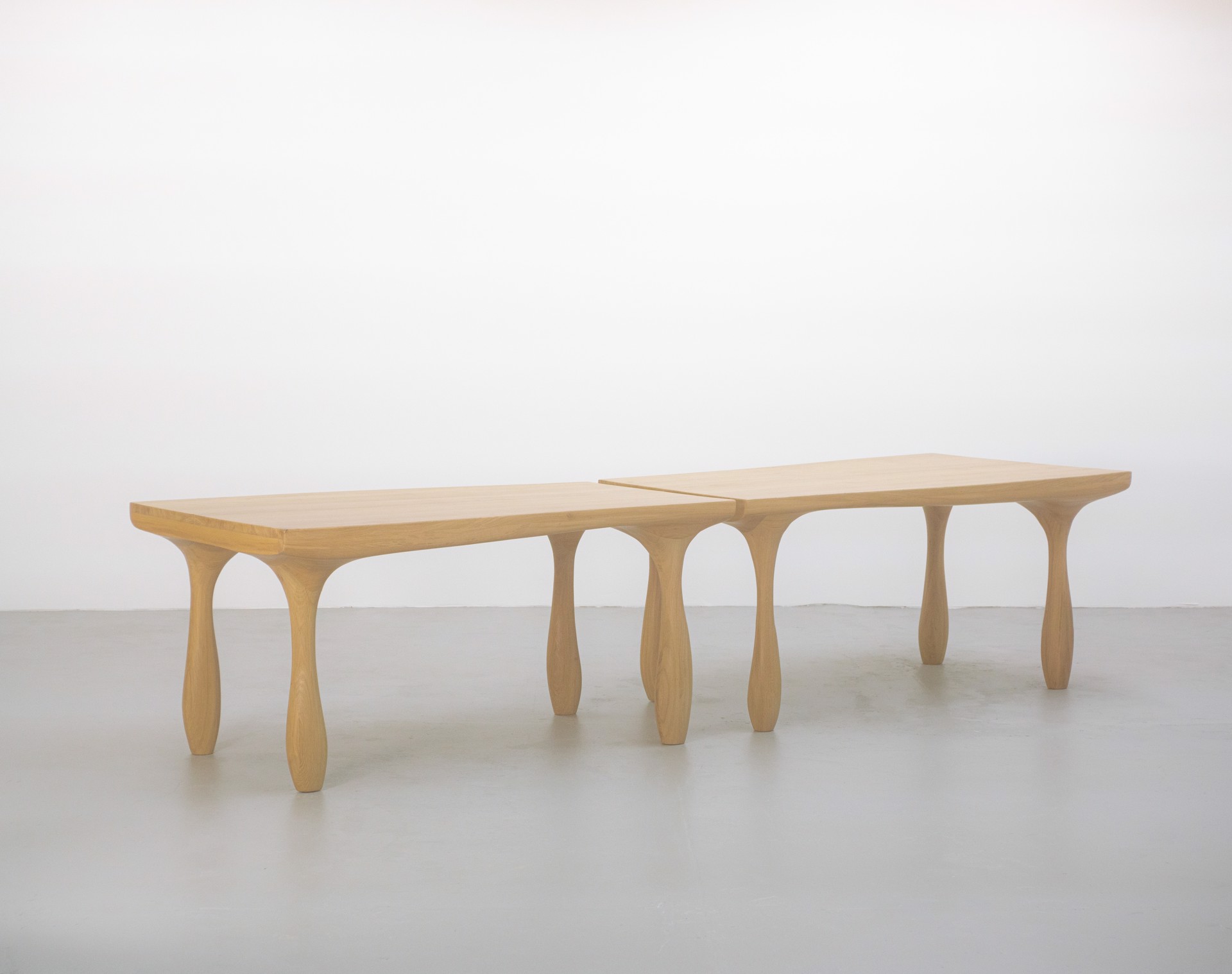 "Luca" Double Dining table by Jacques Jarrige