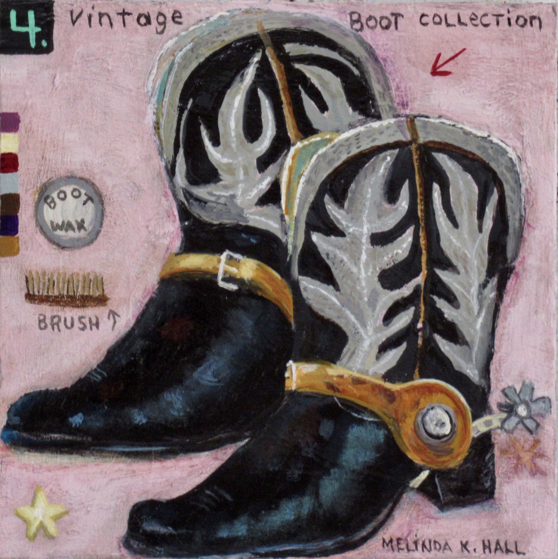 Vintage Boot Collection #4 by Melinda K. Hall