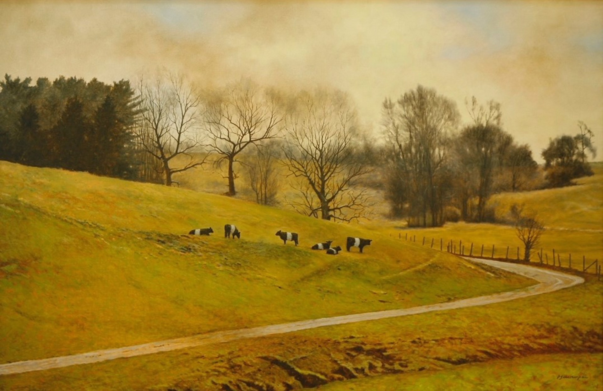 The Farm Track by Peter Sculthorpe