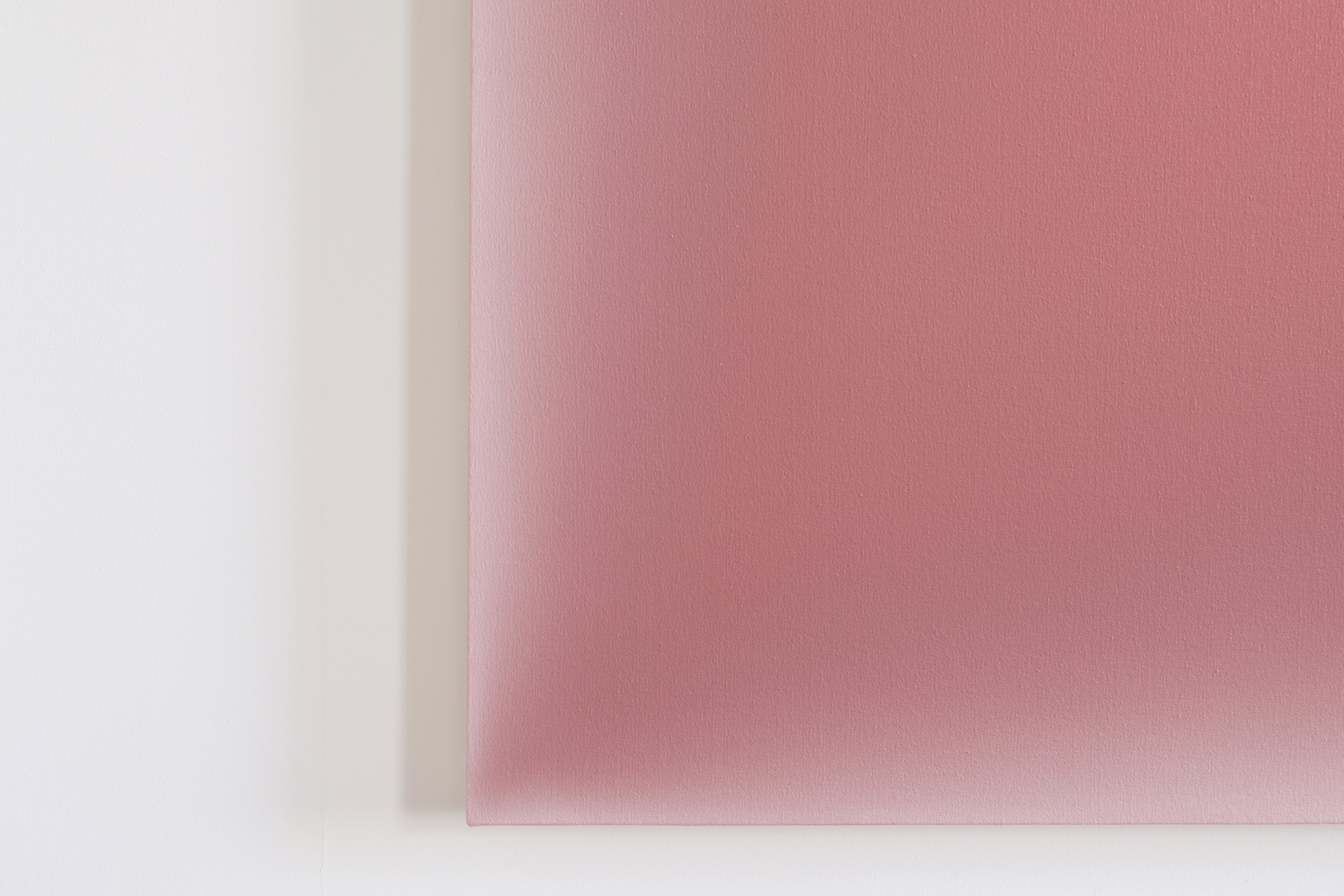 06.23.23, radiant pink on Indian red by Gwen Hardie