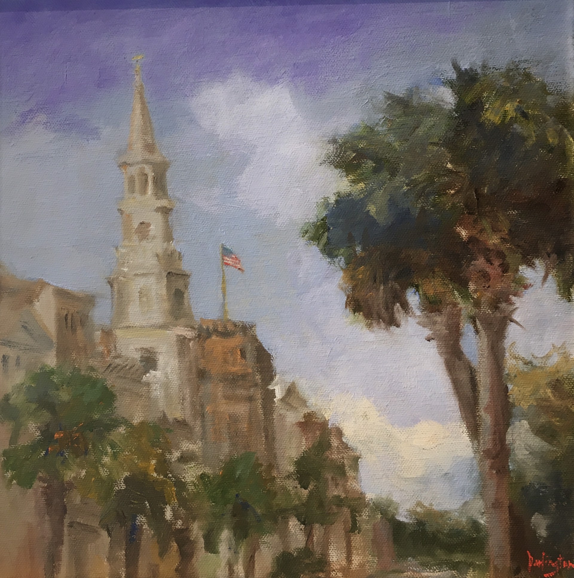 At St. Michael's Church, Charleston by Jim Darlington