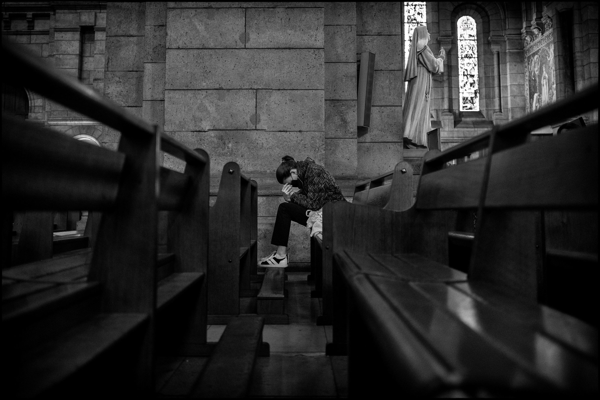 Prayer, Paris, 2021 (framed) by James Hayman