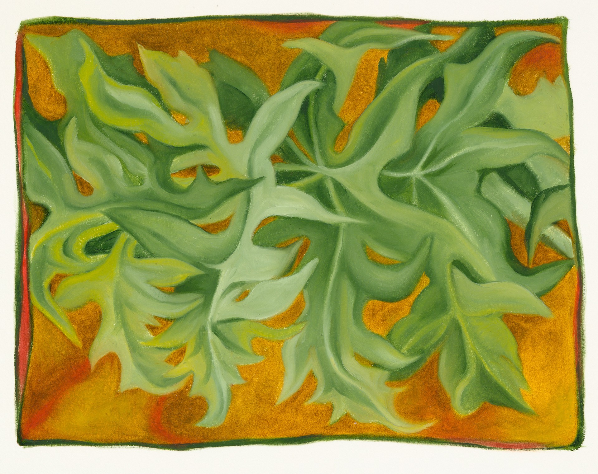 Artichoke Leaves by Valerie Fowler