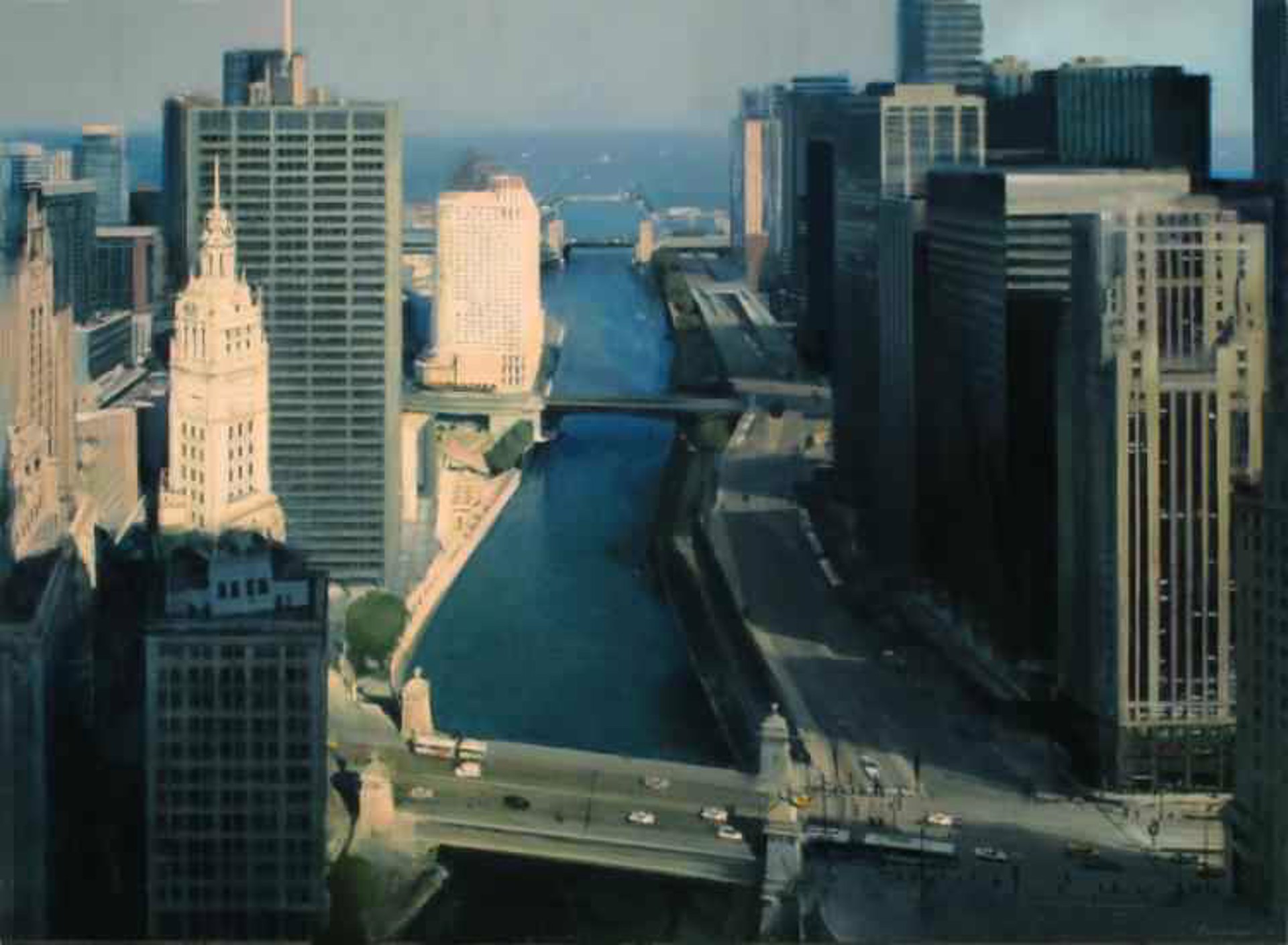 Chicago River by Ben Aronson