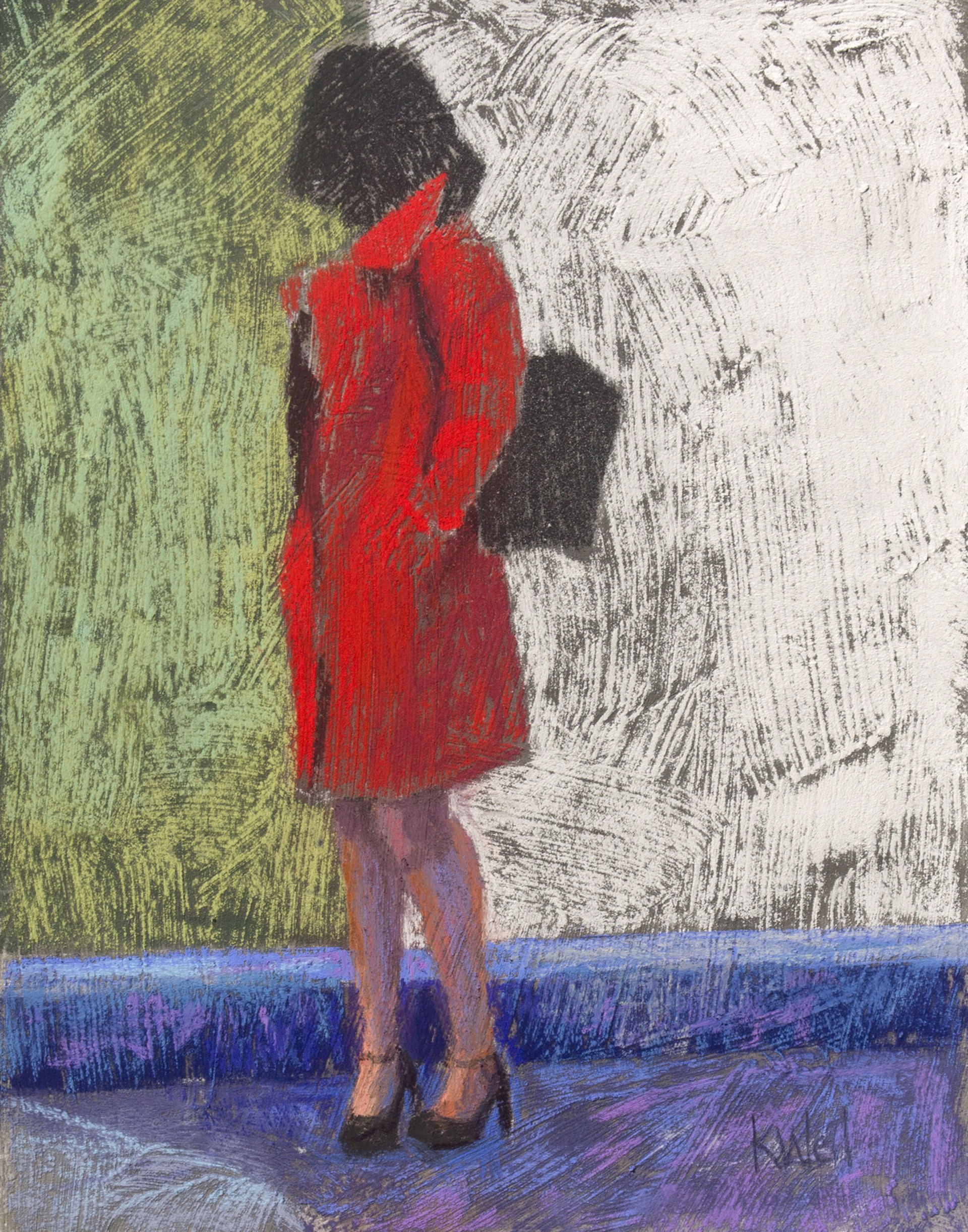 Waiting in Red by Kathleen Weil