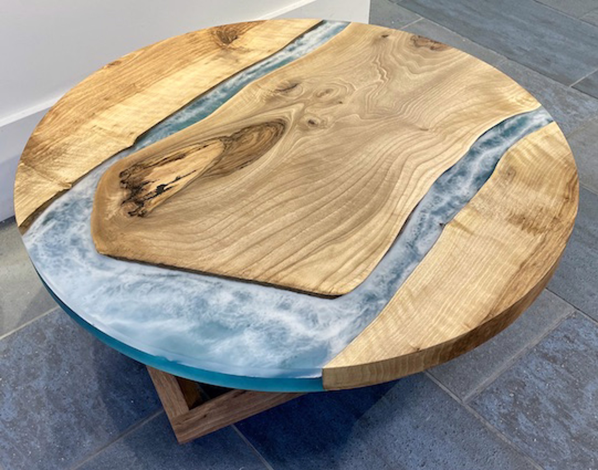 Round Wave Table by Benjamin McLaughlin