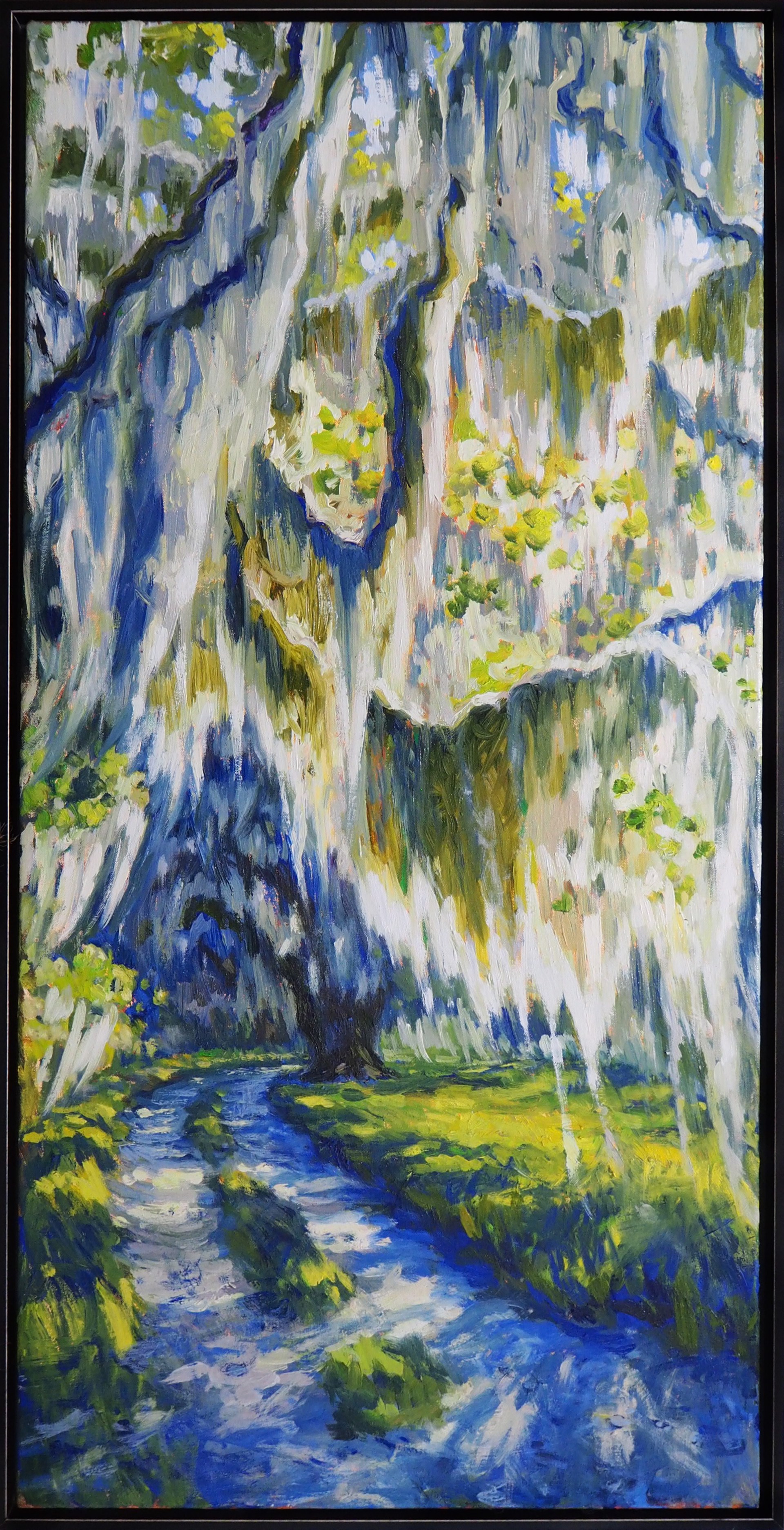 "Georgia Island Moss" original oil painting by Olessia Maximenko