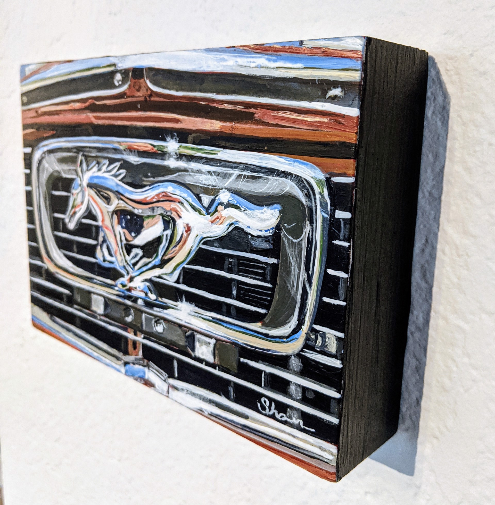 Mustang Grill Ornament by Shan Fannin