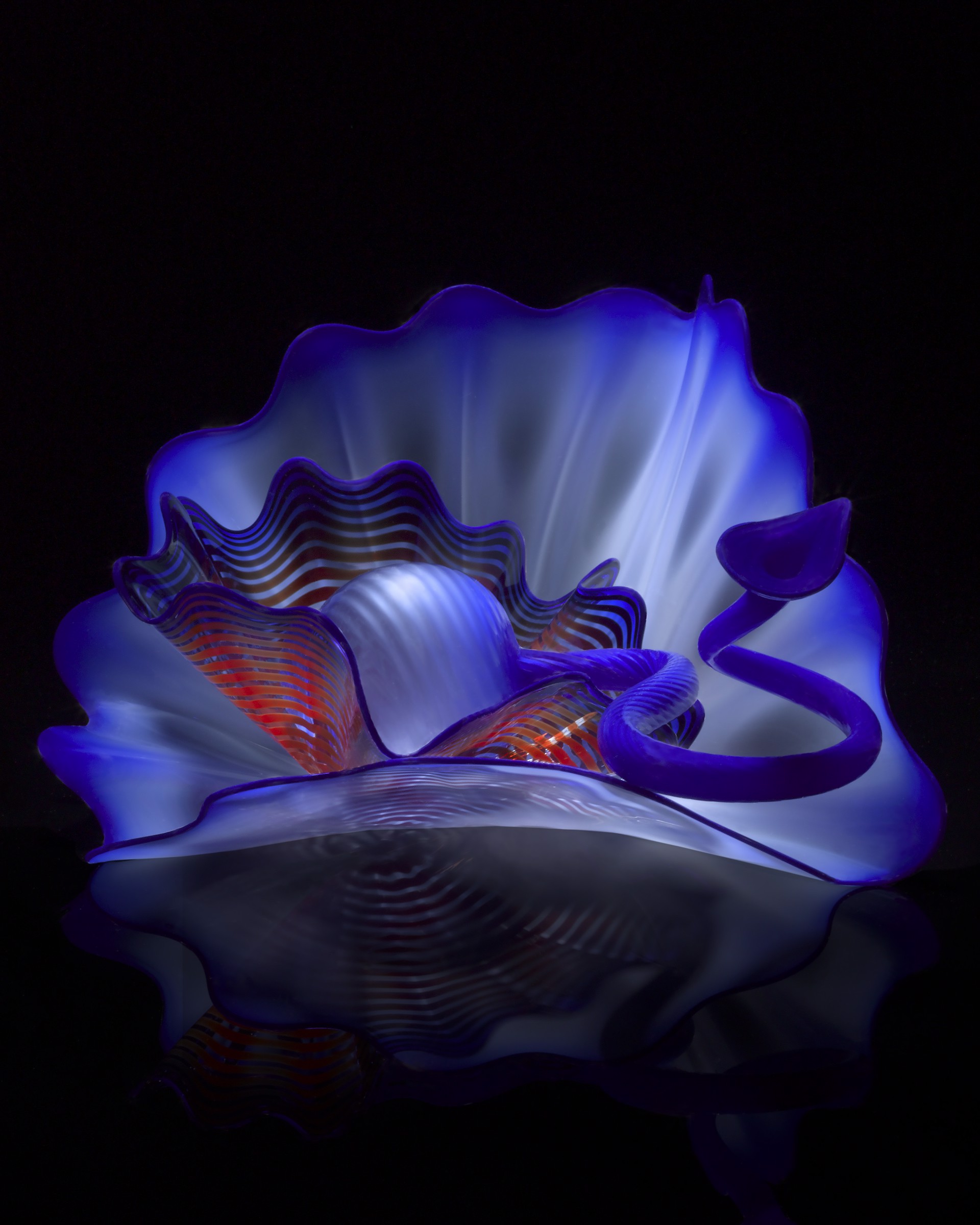 Byzantine Blue Persian Studio Edition 2017 by Dale Chihuly