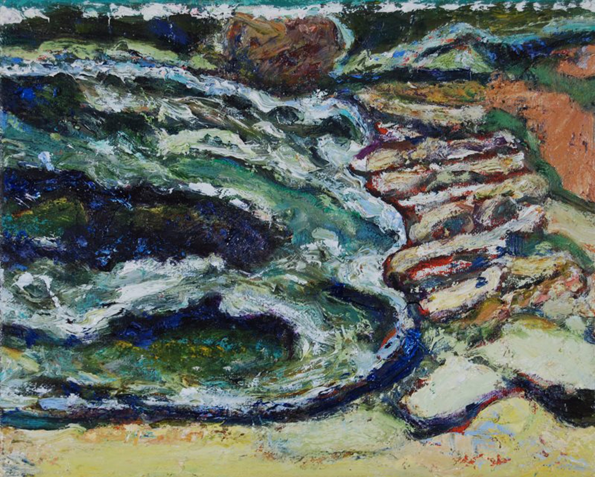 Front Beach by Bernard Chaet