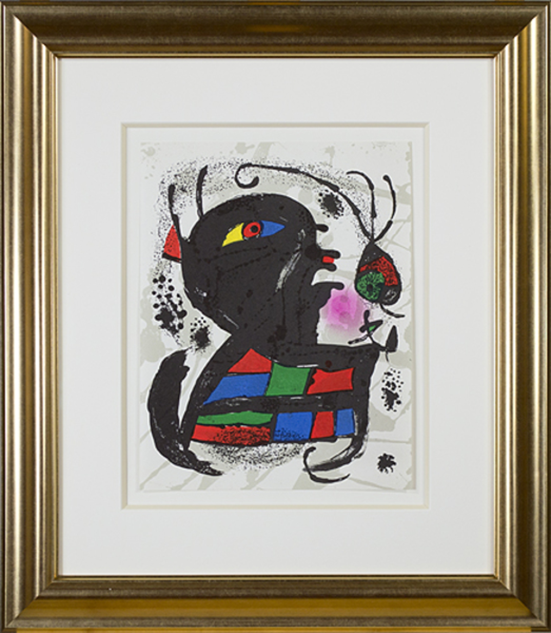 Original Lithograph V from "Miro Lithographs III, Maeght Publisher" by Joan Miró