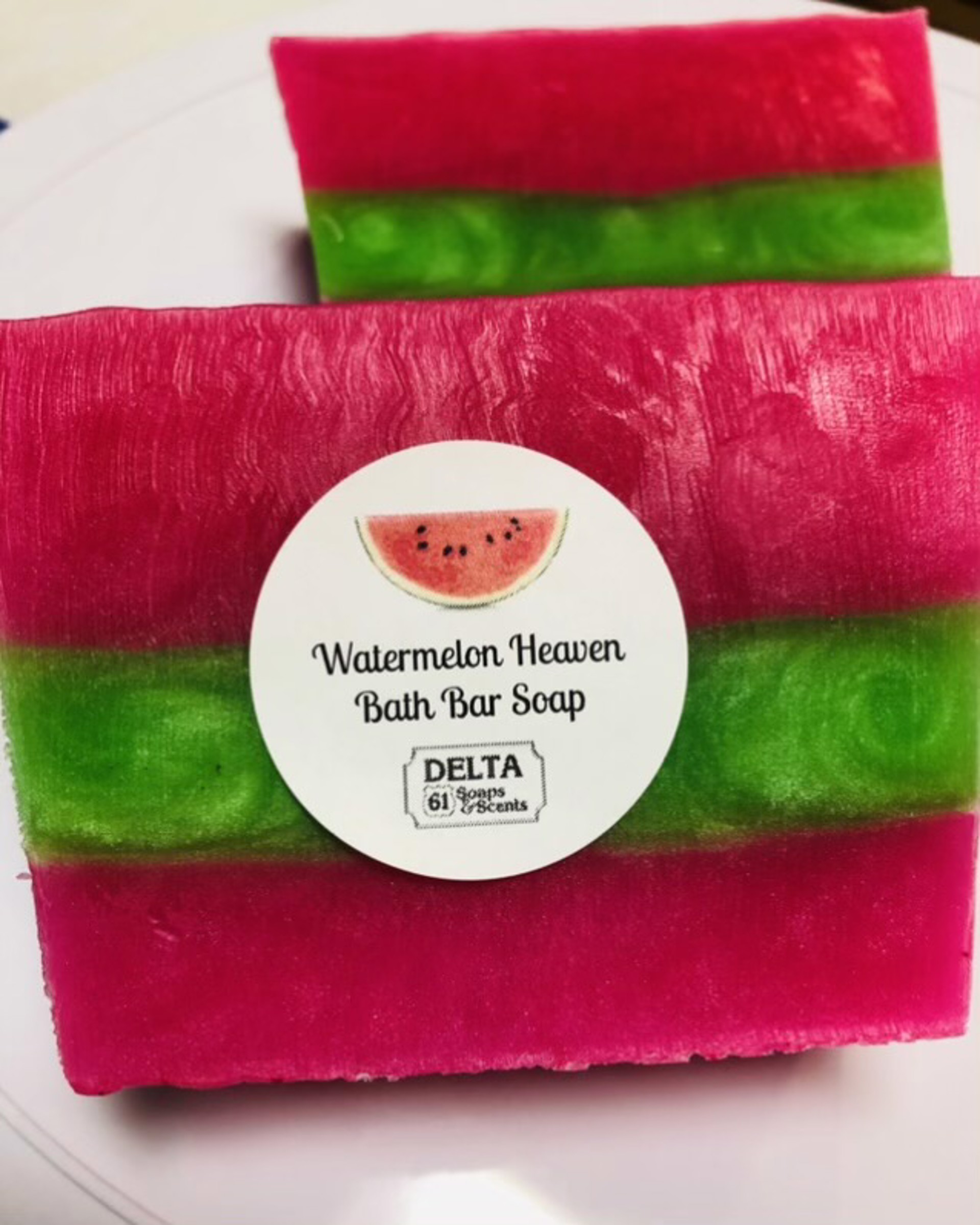Watermelon Heaven Soap by Delta Soaps and Scents