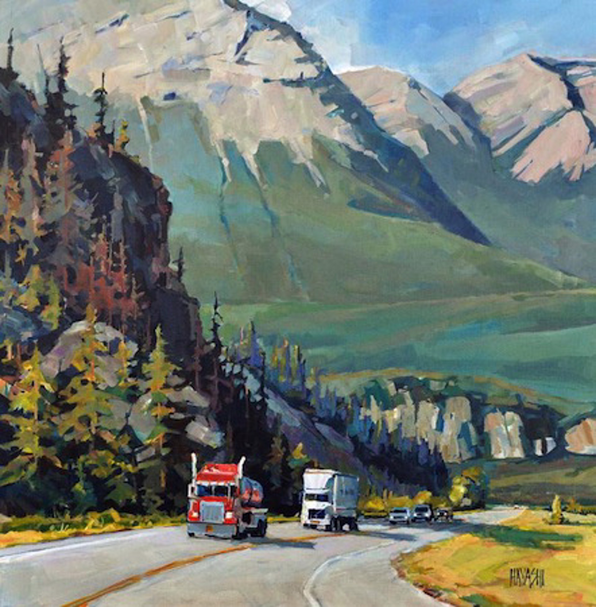 Highway to Jasper by Randy Hayashi