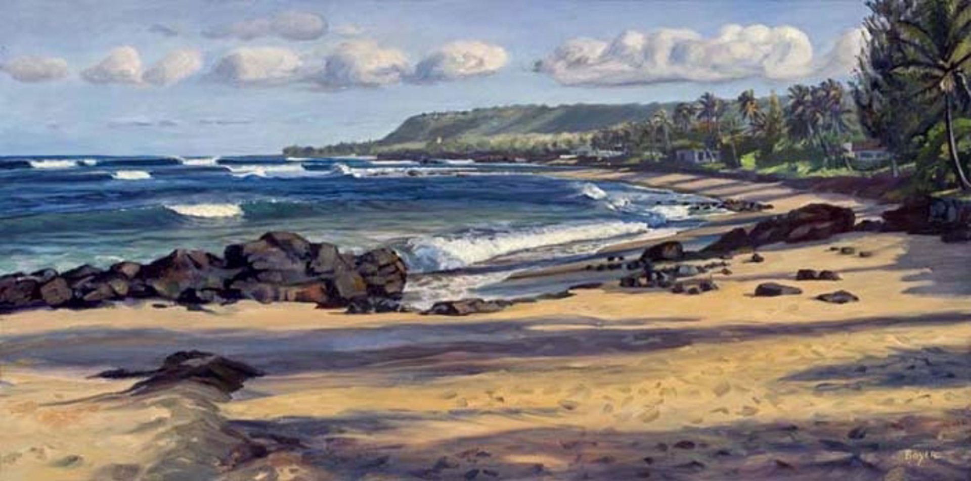 Leftoverʻs Morning Surf by Lynne Boyer