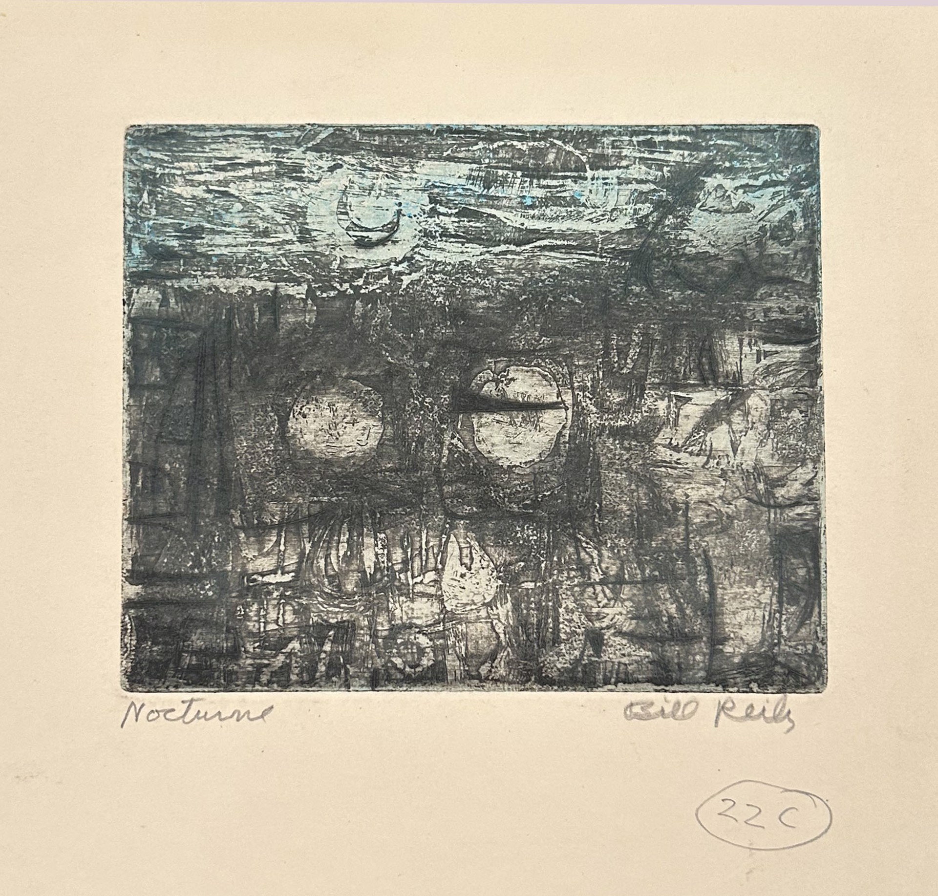 22c(1). Nocturne (Artist's proof) by Bill Reily - Prints