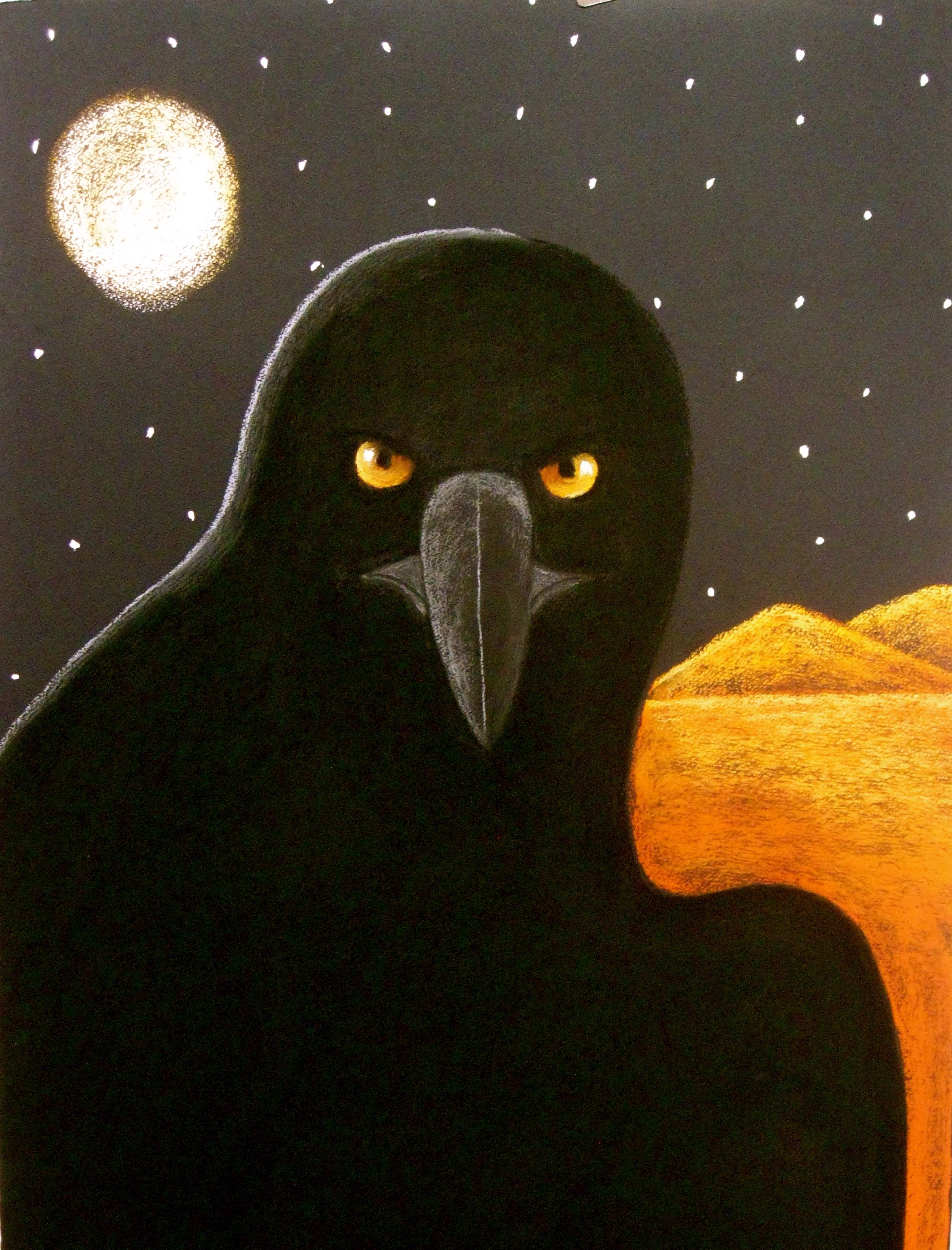 Midnight Raven II - Possible Hartsfield Commission by Carole LaRoche
