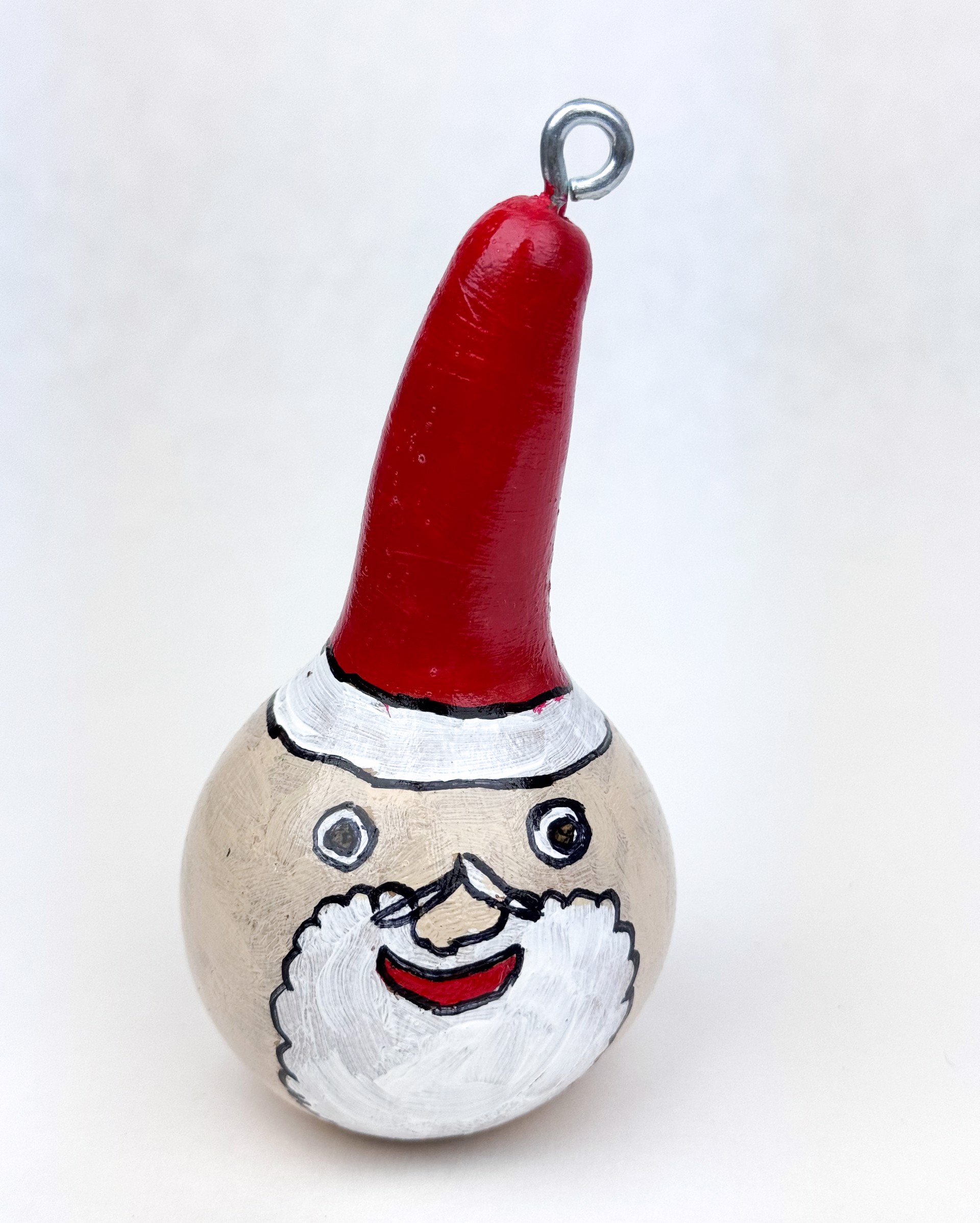 Smiling Santa (ornament) by Gillian Patterson