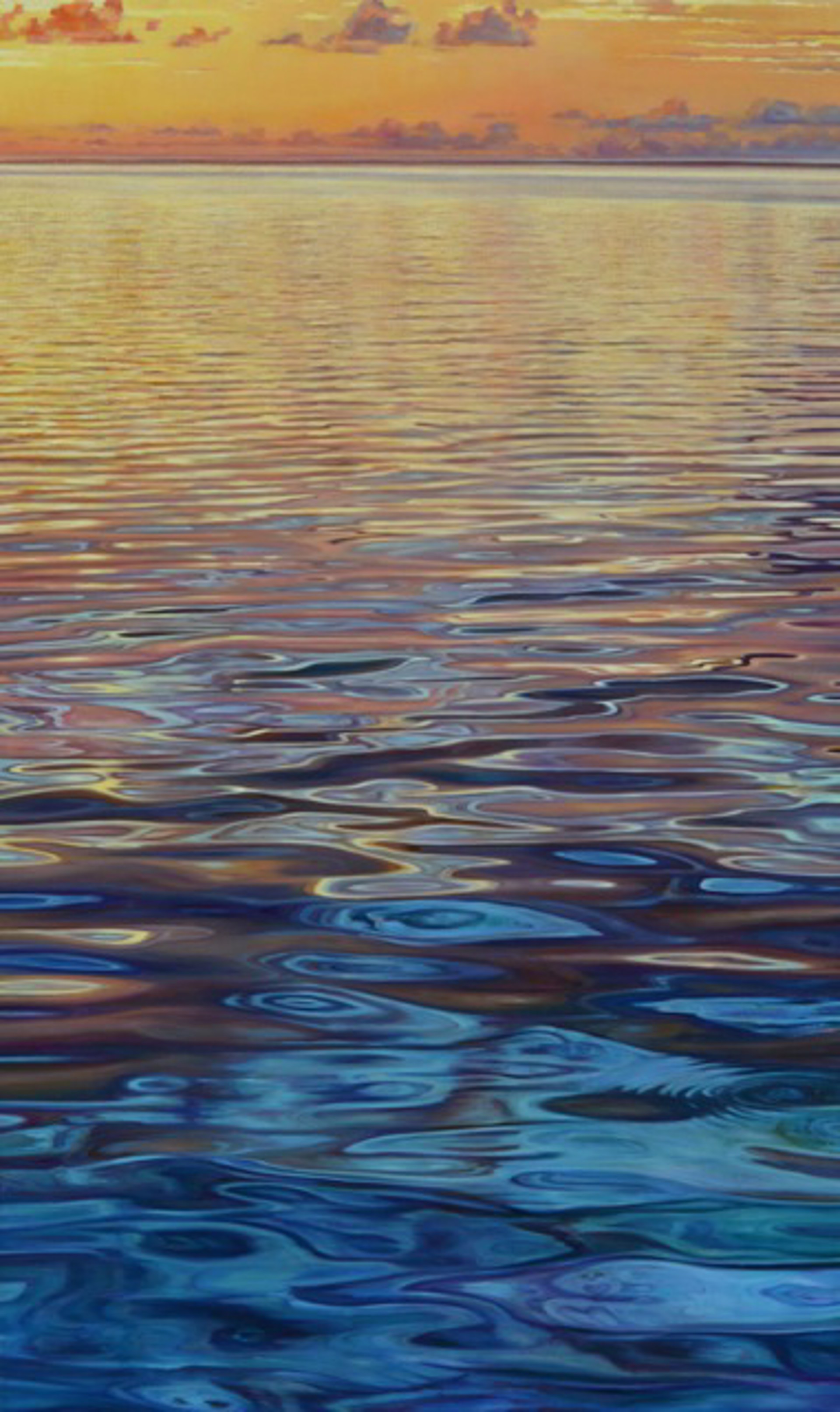 Evening Sea Reflections - SOLD by Commission Possibilities / Previously Sold ZX