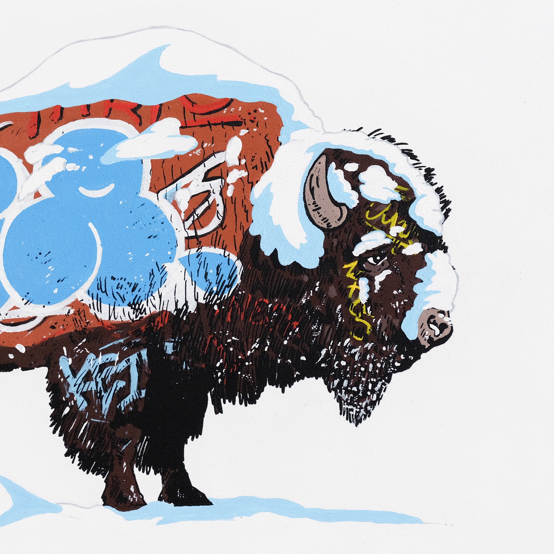 Graffiti Buffalo (Winter WIA) by Whatisadam