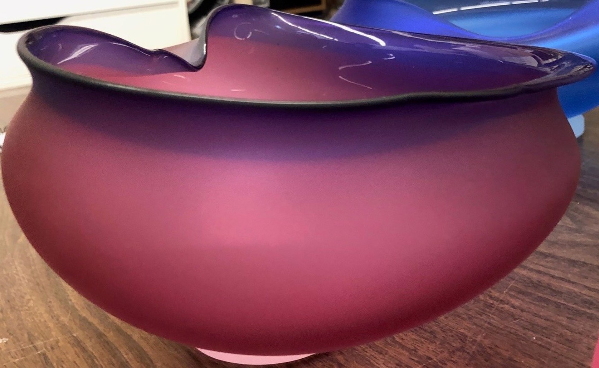 Pink/Purple bowl by Tara Marsh