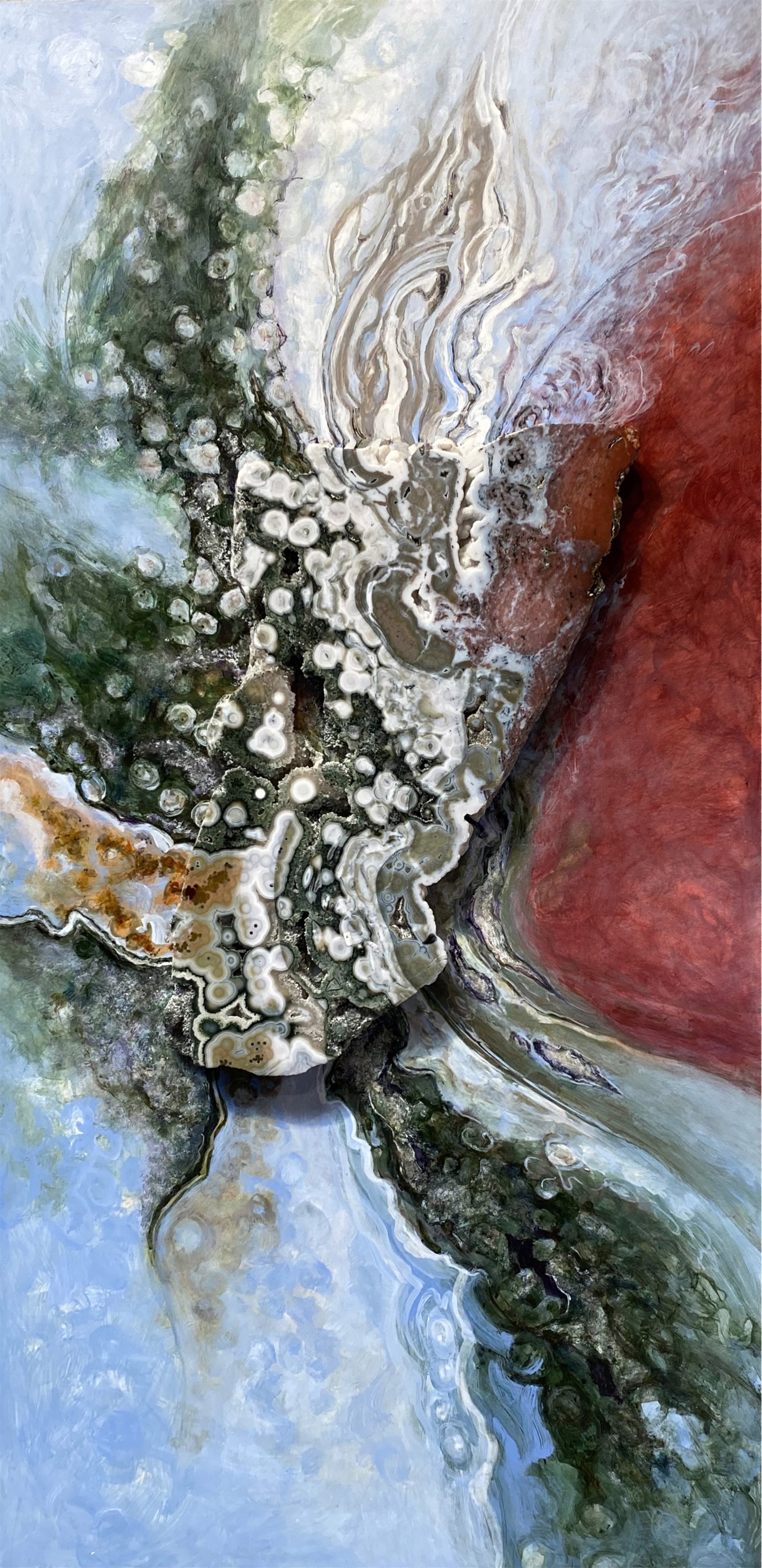 Ebb and Flow (Ocean Jasper) by Redhawk Mallet