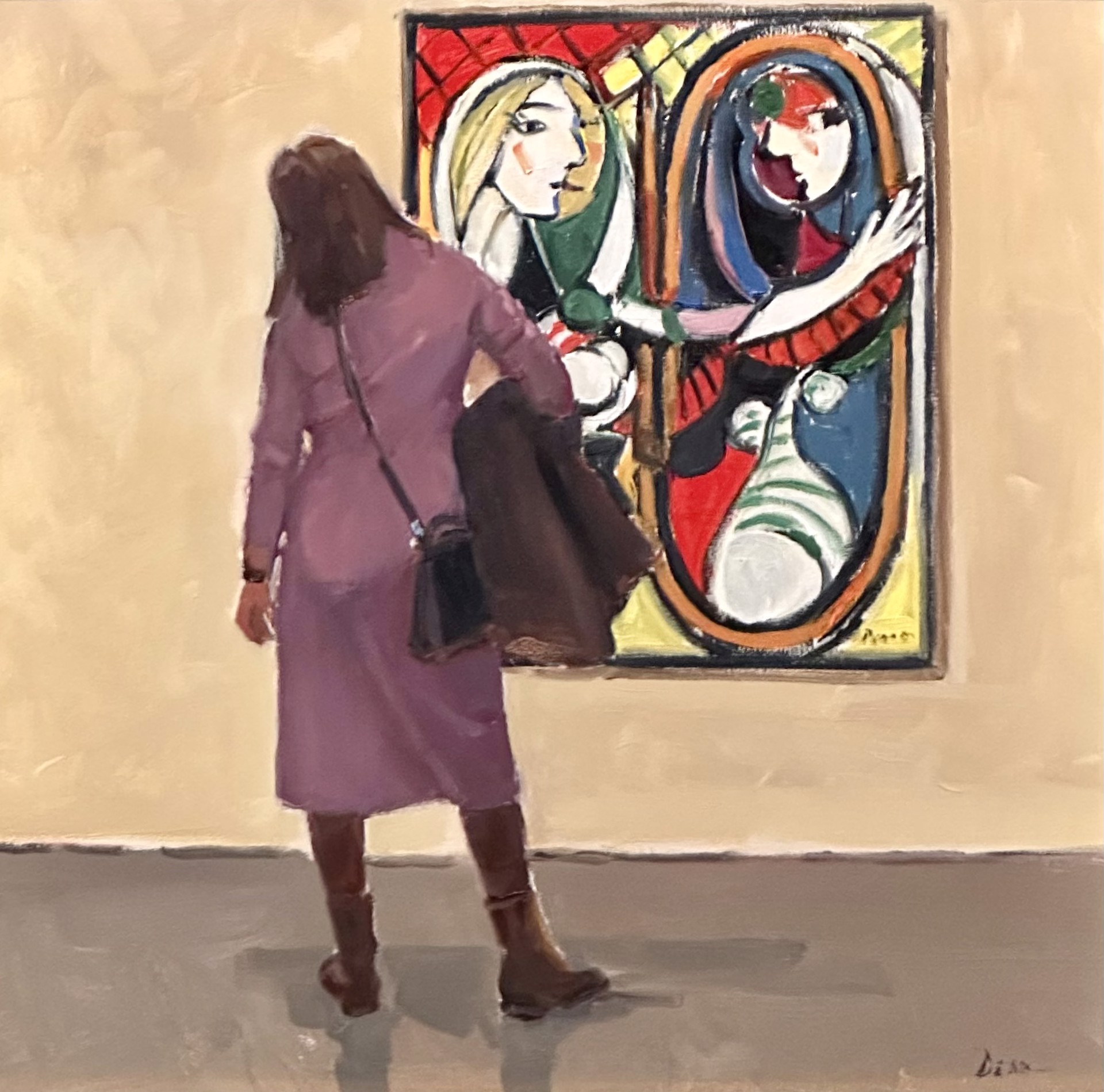 Woman with a Mirror, Picasso by Dee Beard Dean