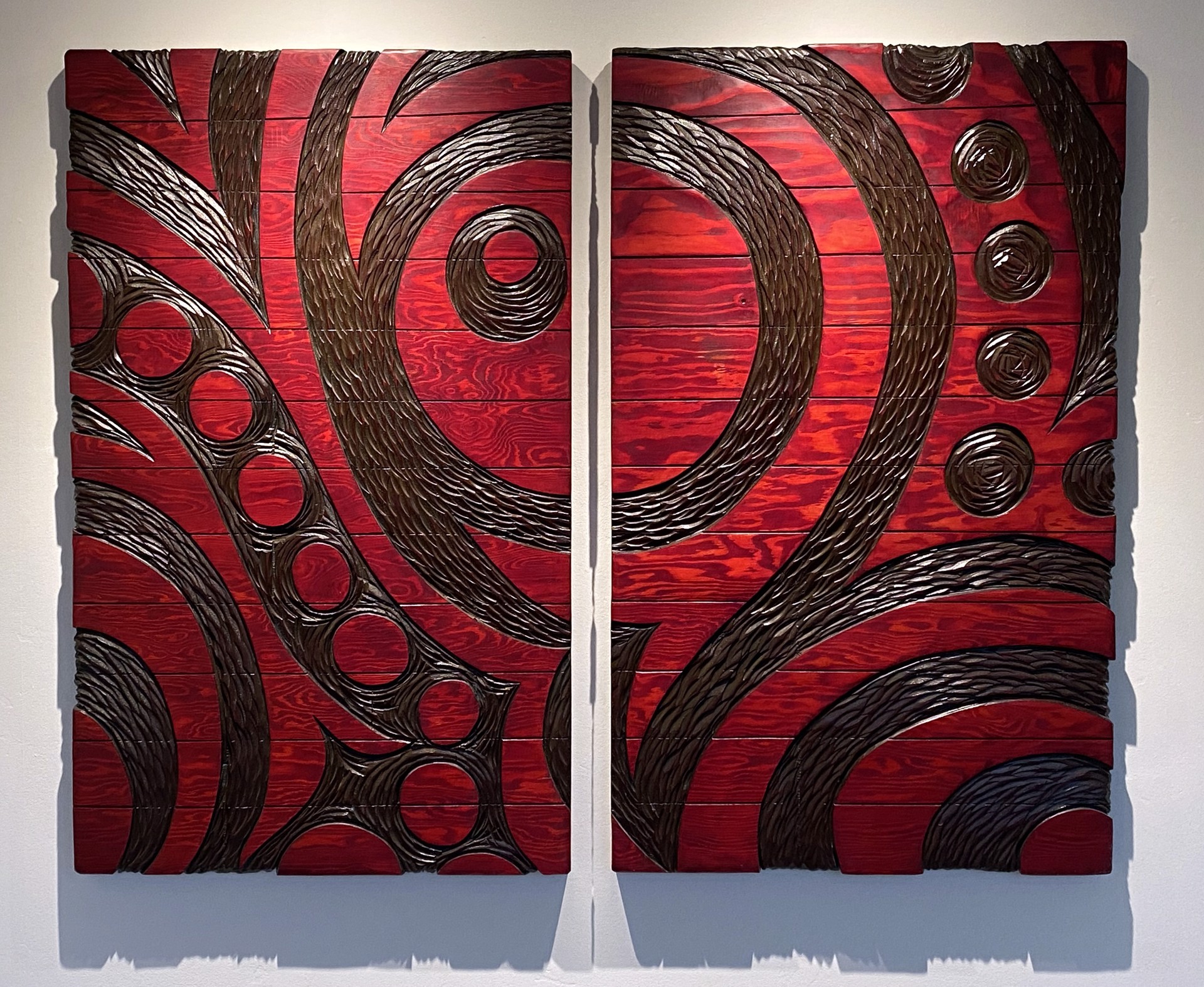 Red Bubbles by STEVE JENSEN