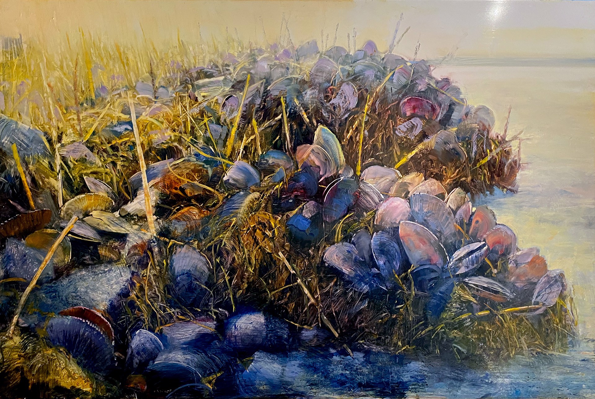 Mussels at Low-Tide by David Allen Dunlop