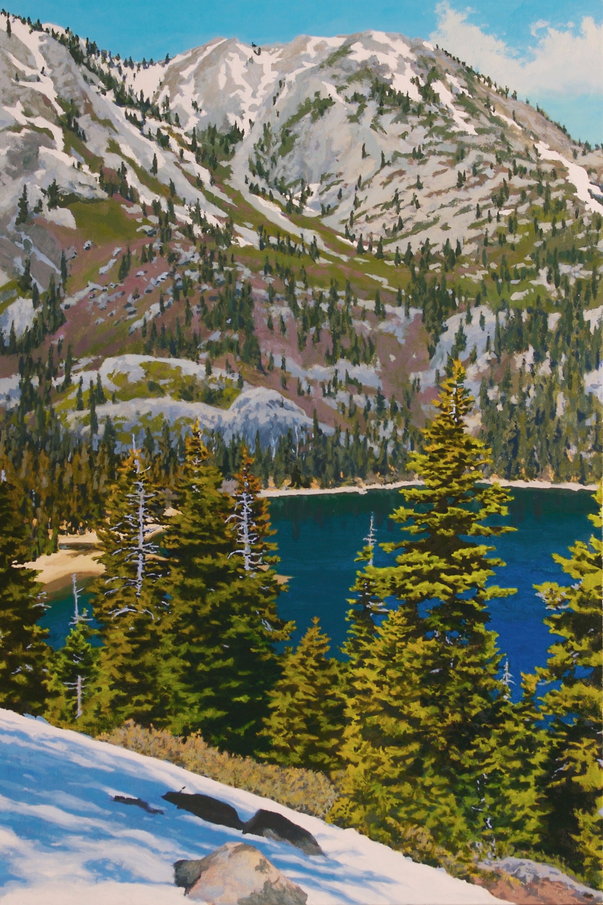 Snow Above Emerald Bay by Peter Loftus