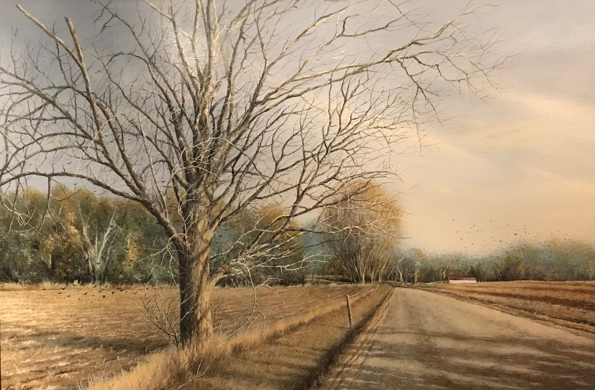 Autumn Road by Roger Blair