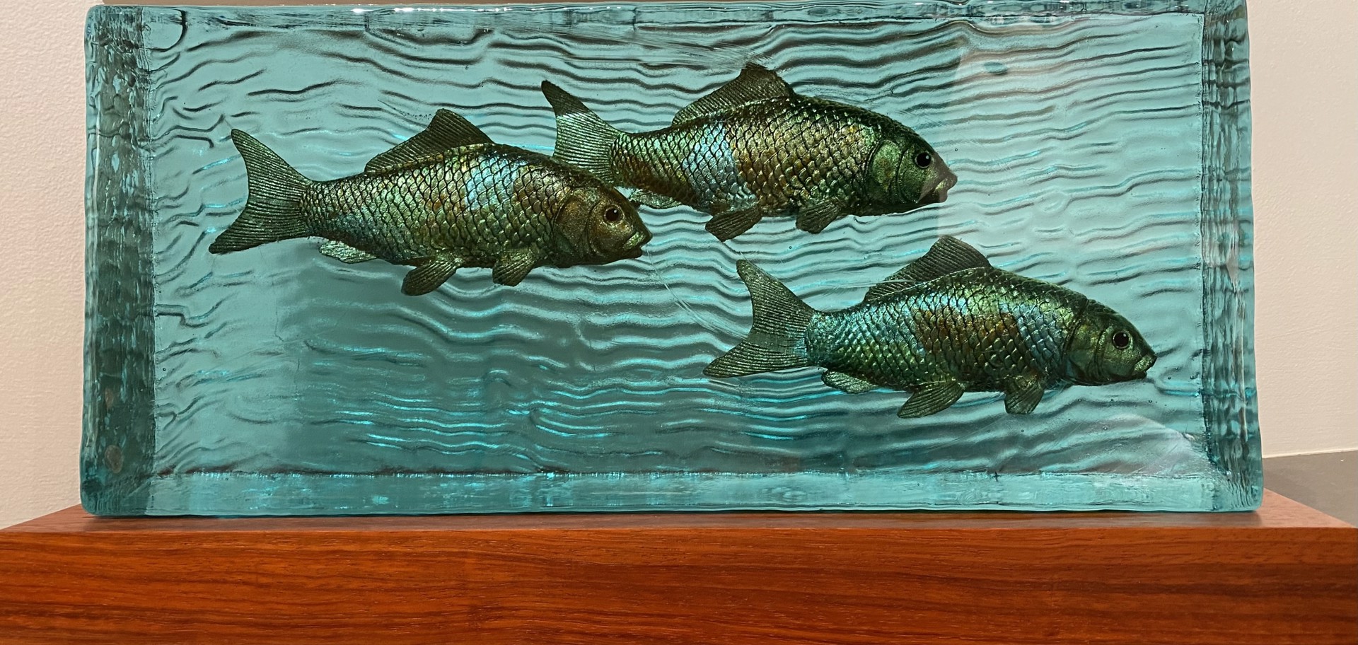 3 Fish on Padauk by George Bucquet