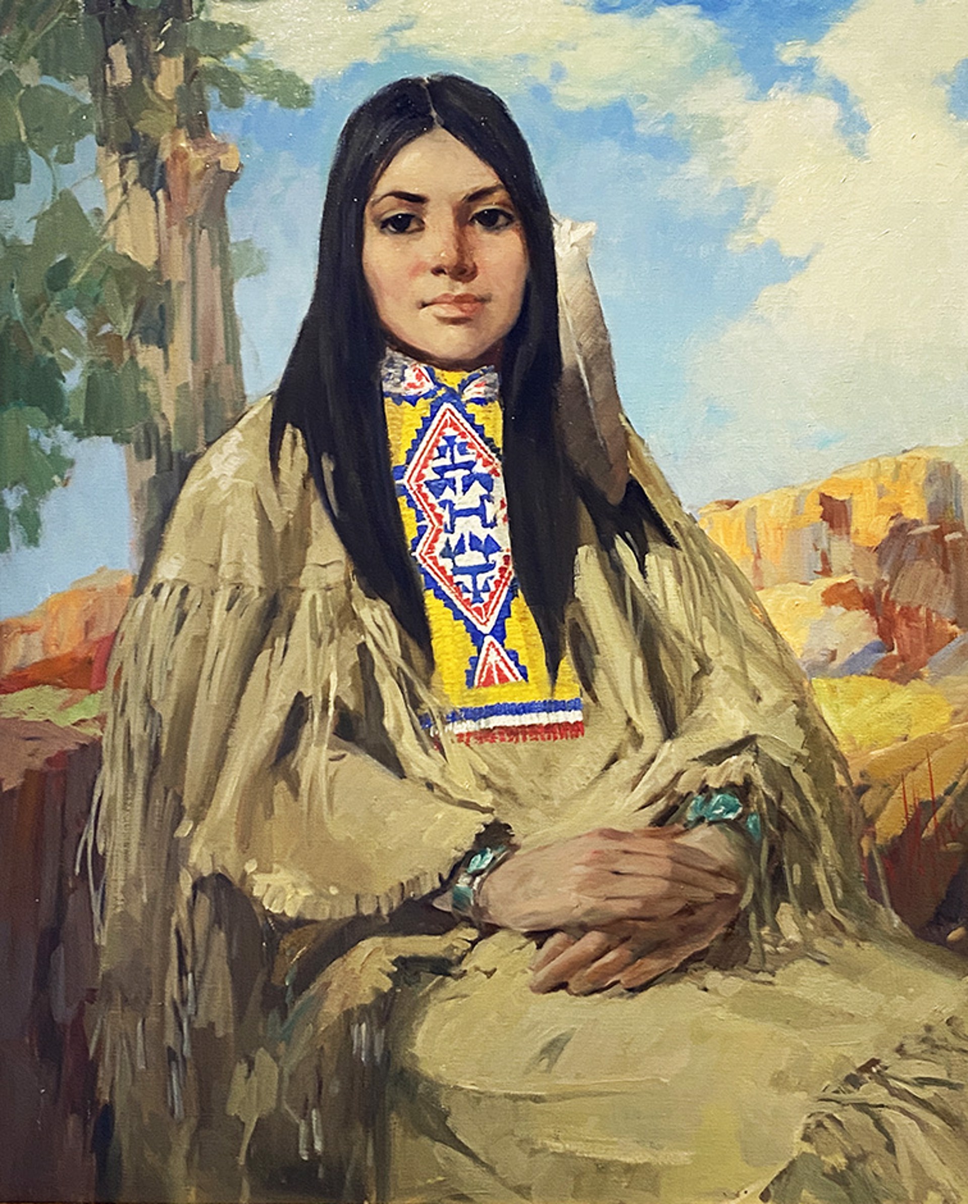Apache Girl by Vladan Stiha