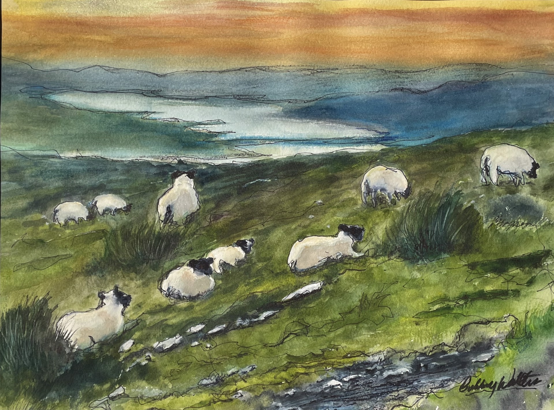 Irish Sheep by Bobby Walters
