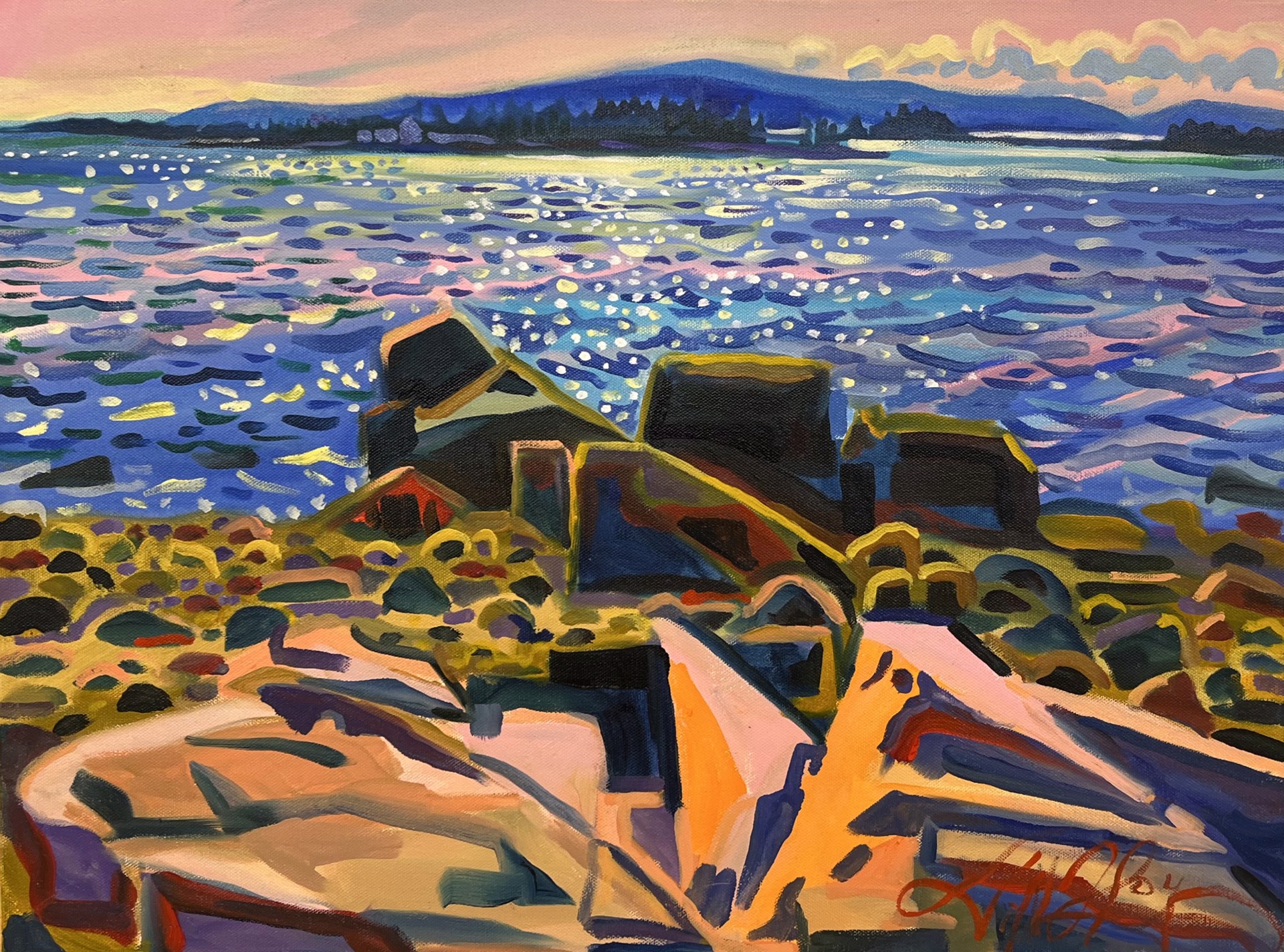 Acadia from Schoodic by Jill Hoy