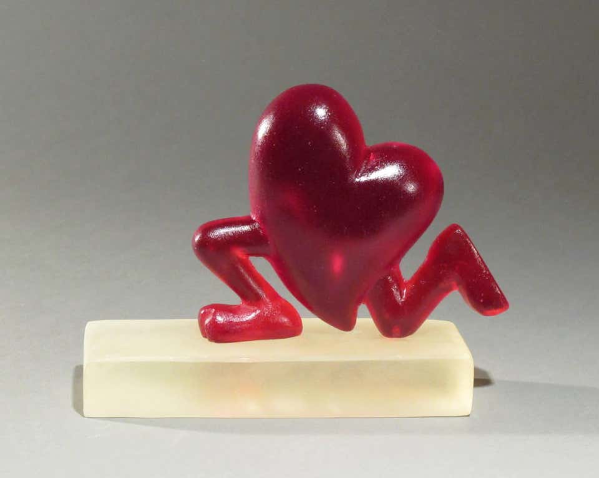 Running Heart resin by Glenn Green Galleries