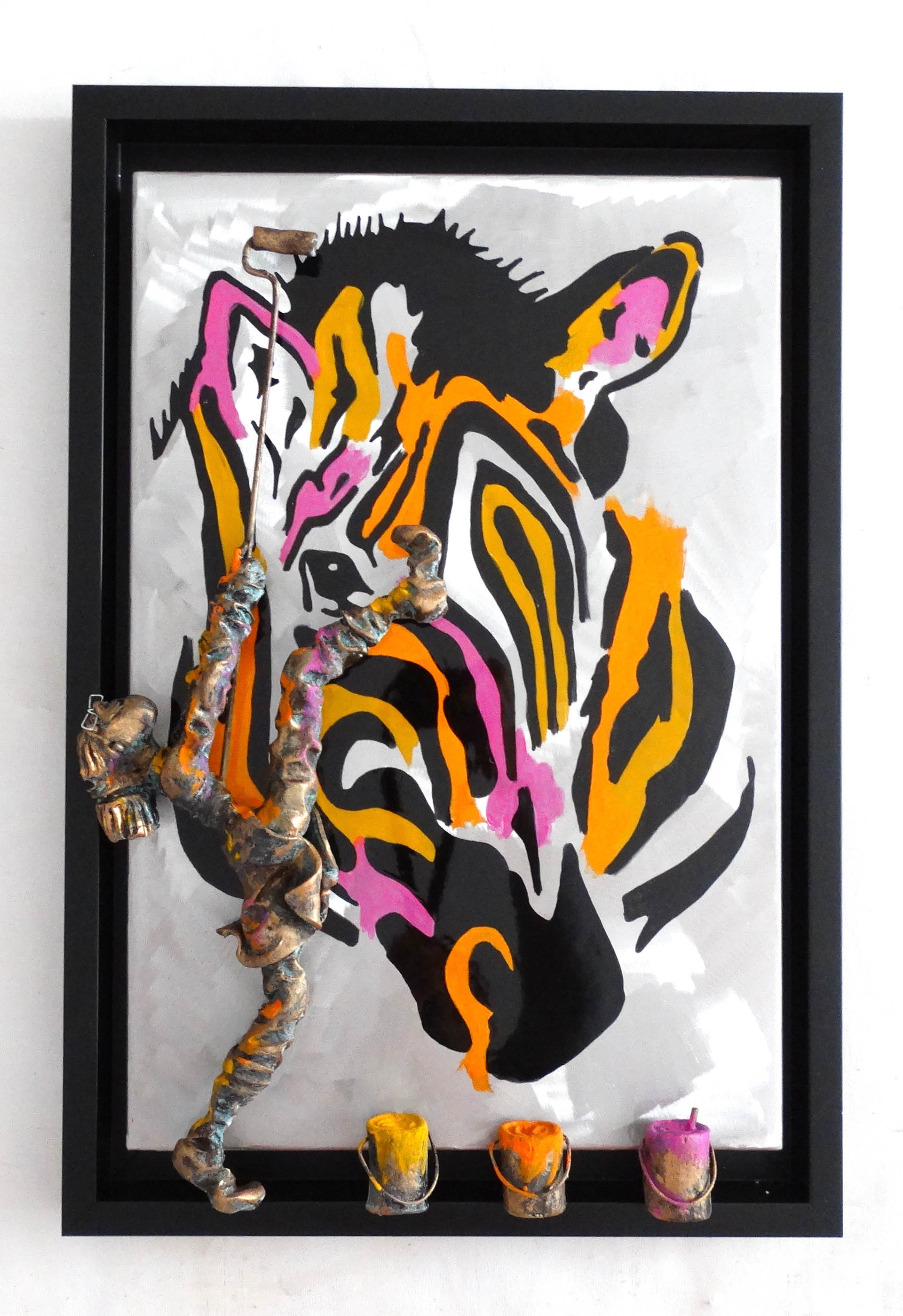 Colored Zebra by Bernard Saint-Maxent