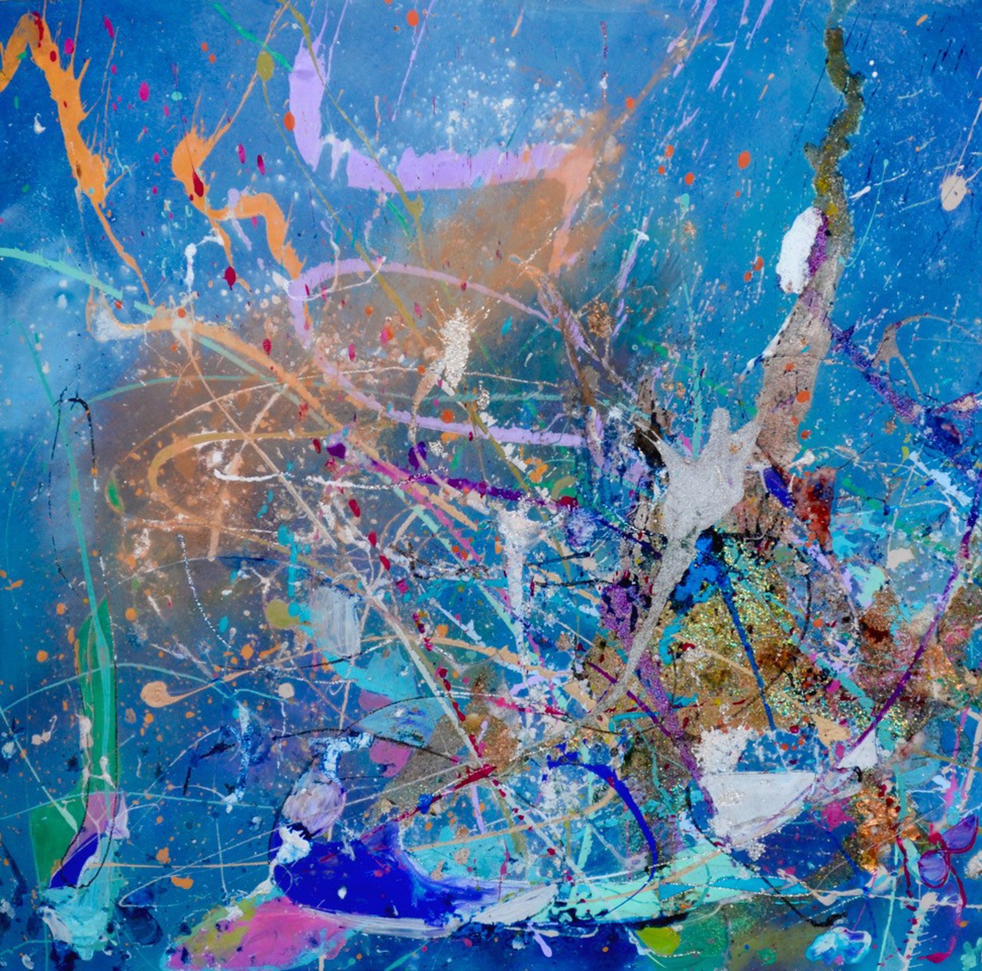 Morning Glory Diptych 1 by Sara Conca