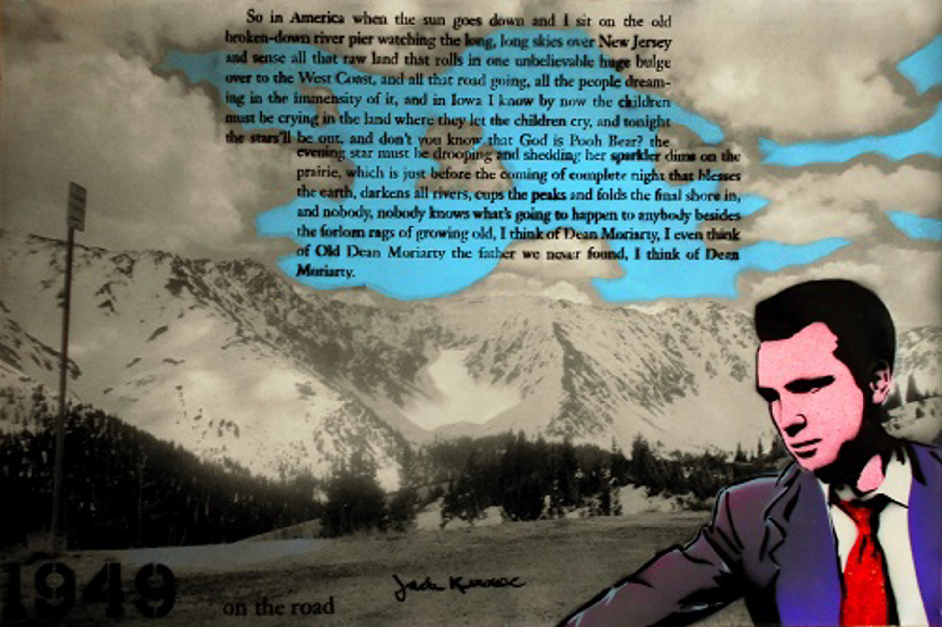Kerouac in Keystone Colorado by Joss Parker