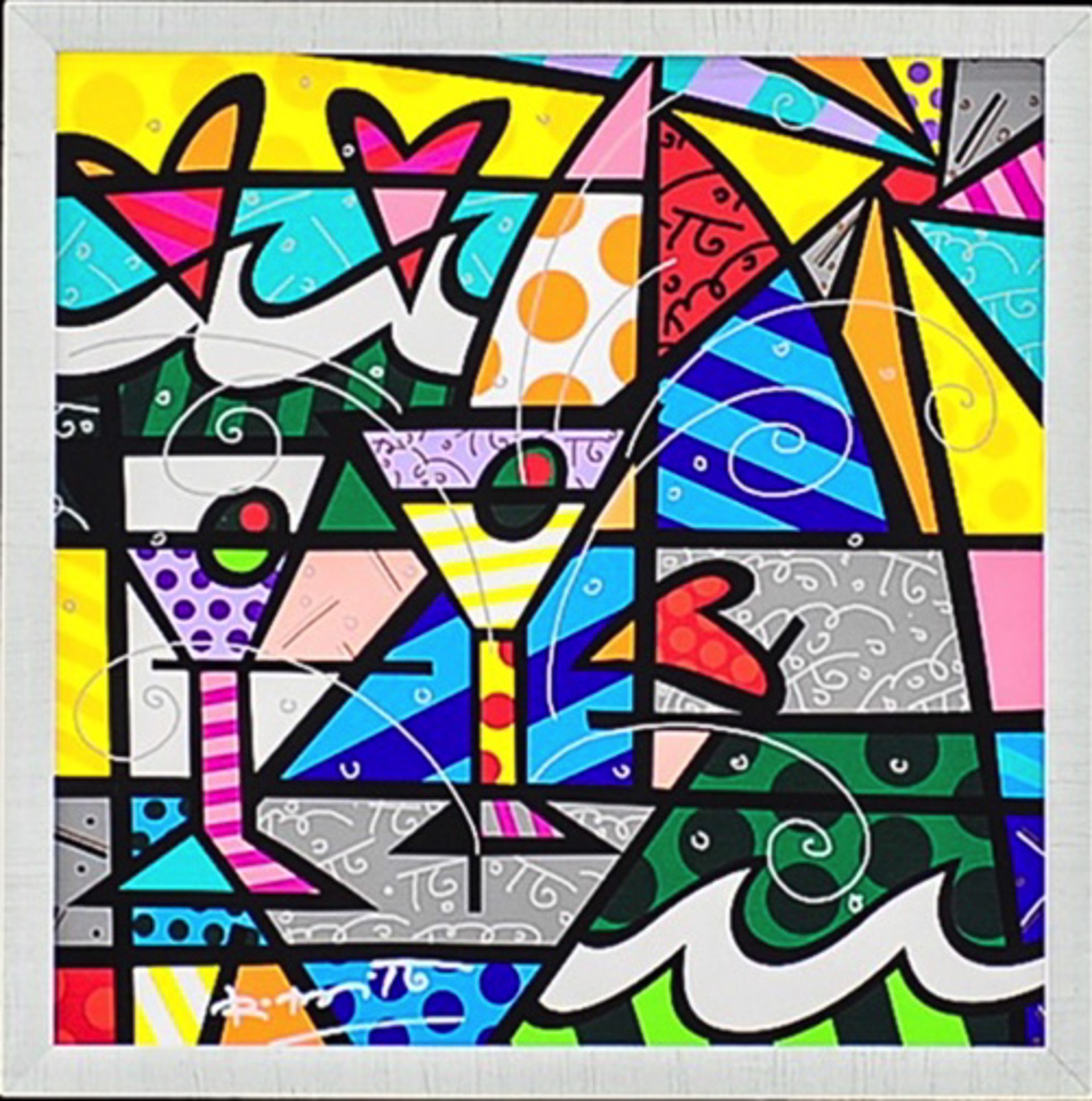 New Party Time - AS IS LAST ONE SOLD OUT by Romero Britto
