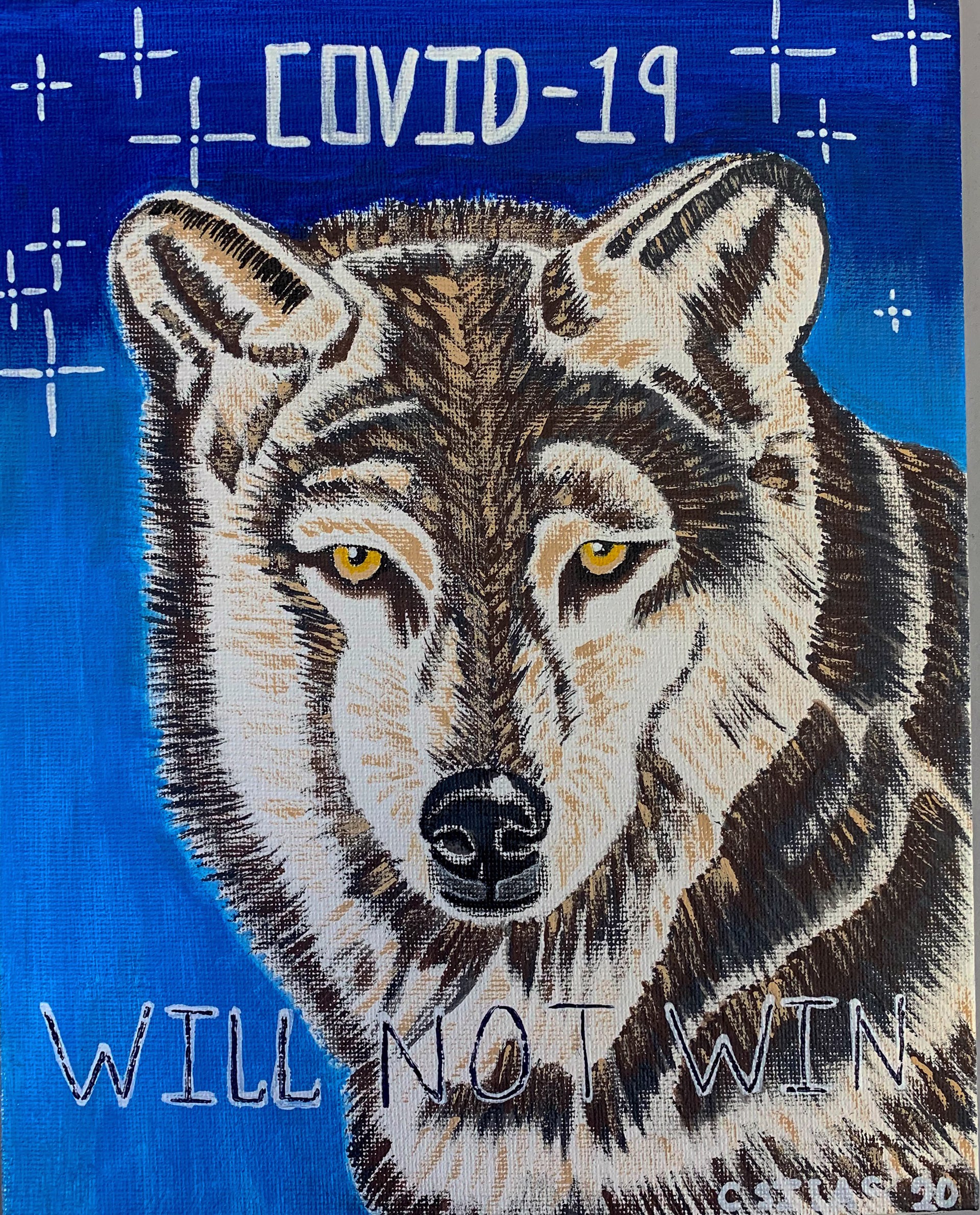 COVID Wolf by Conrad Silas