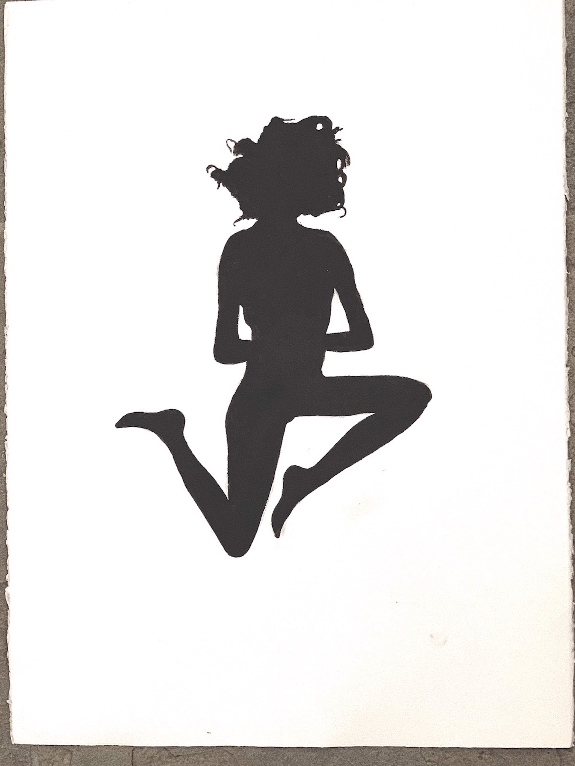 Jumping Girl (large) by Thomas Ostenberg