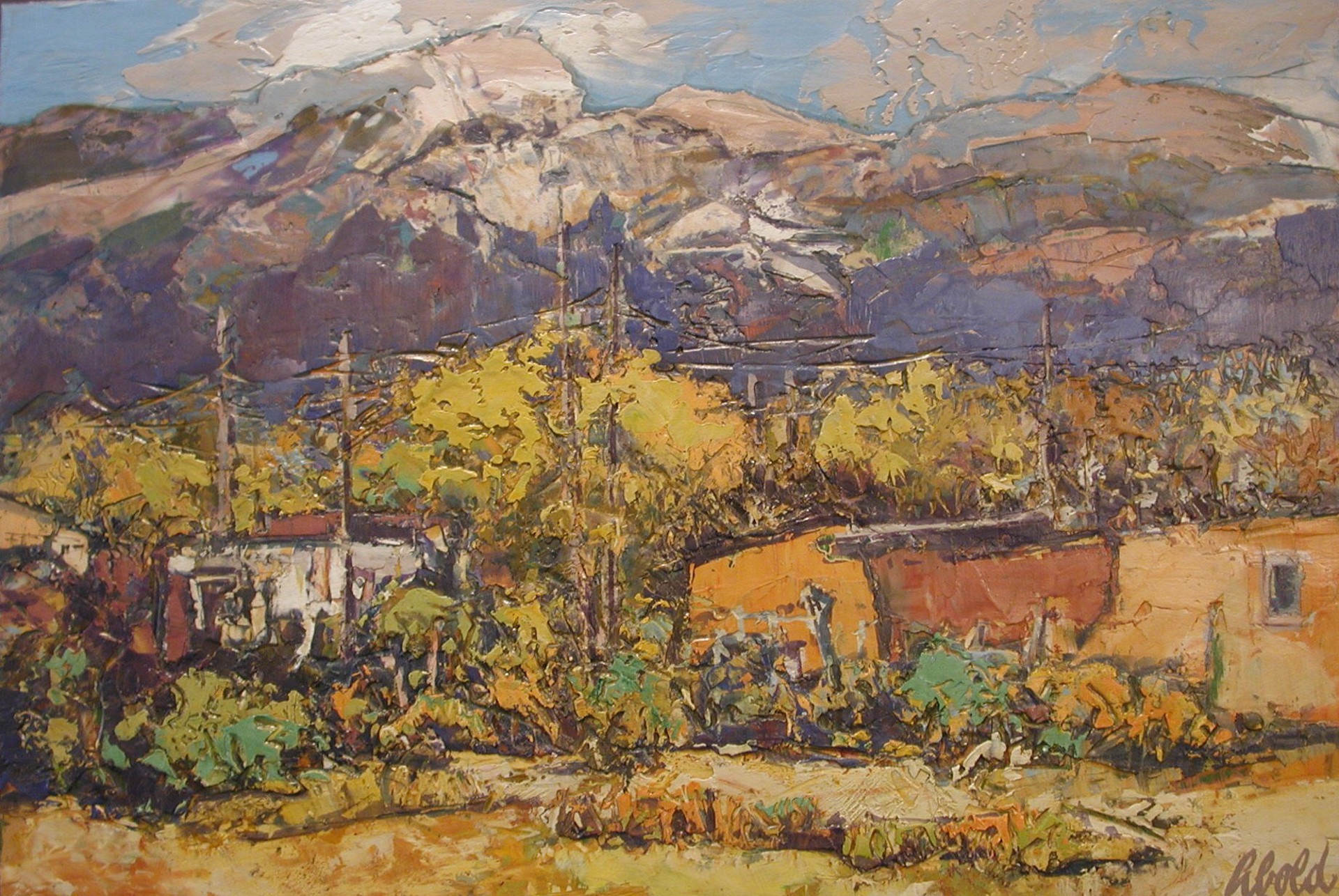 A Stop in Taos by Hans Schiebold